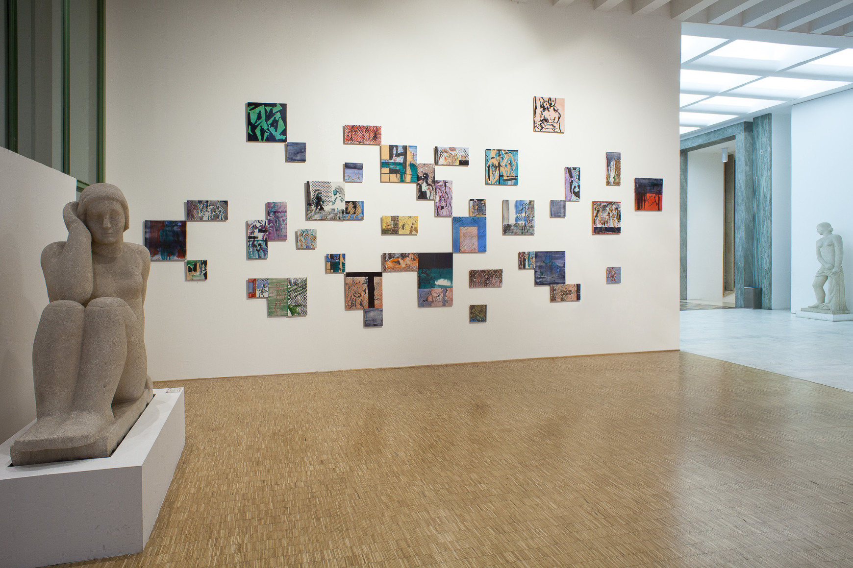 Nick Mauss, Installation view: Illuminated Window, La Triennale di Milano, 2017