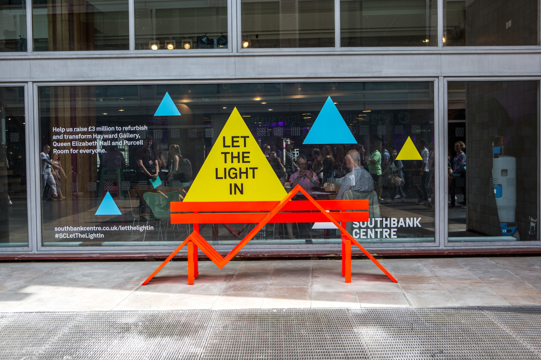 Jeppe Hein, Modified Social Bench NY #7, 2015