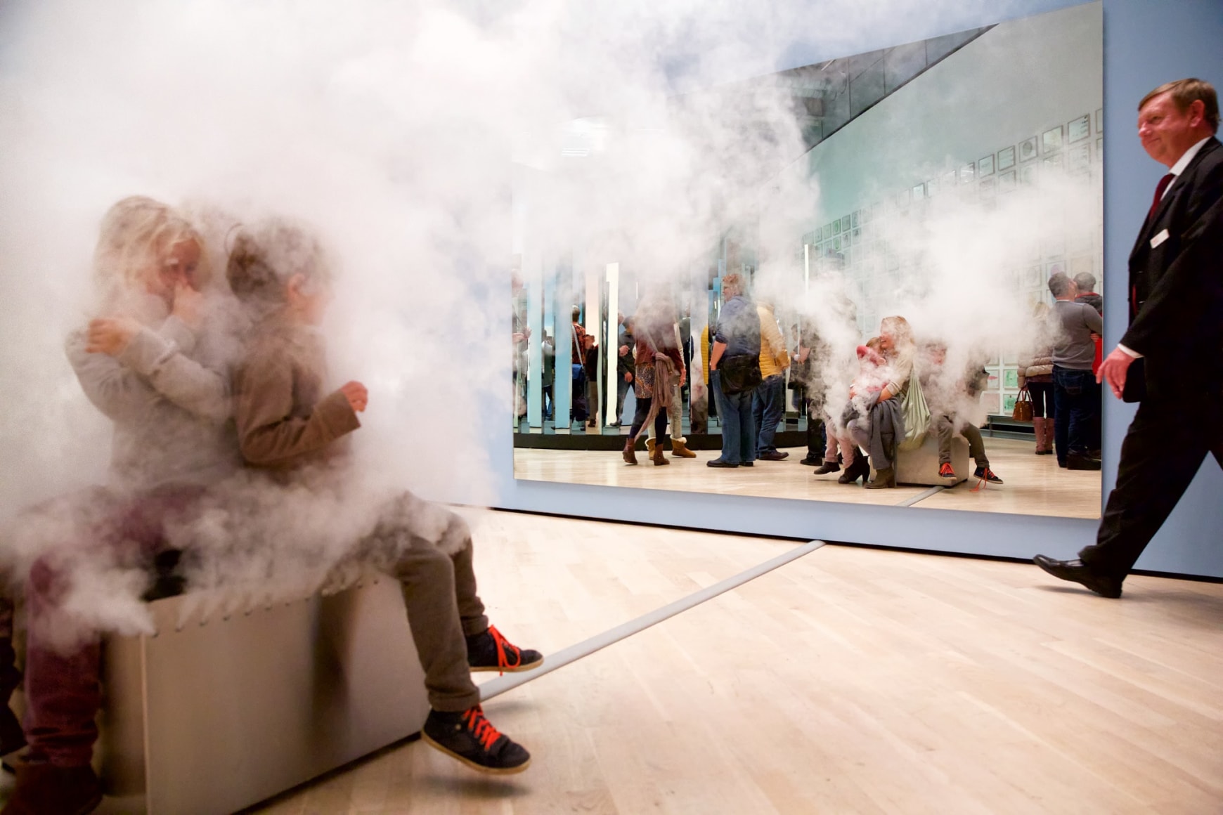 Jeppe Hein, This Way, Kunstmuseum Wolfsburg, 2015