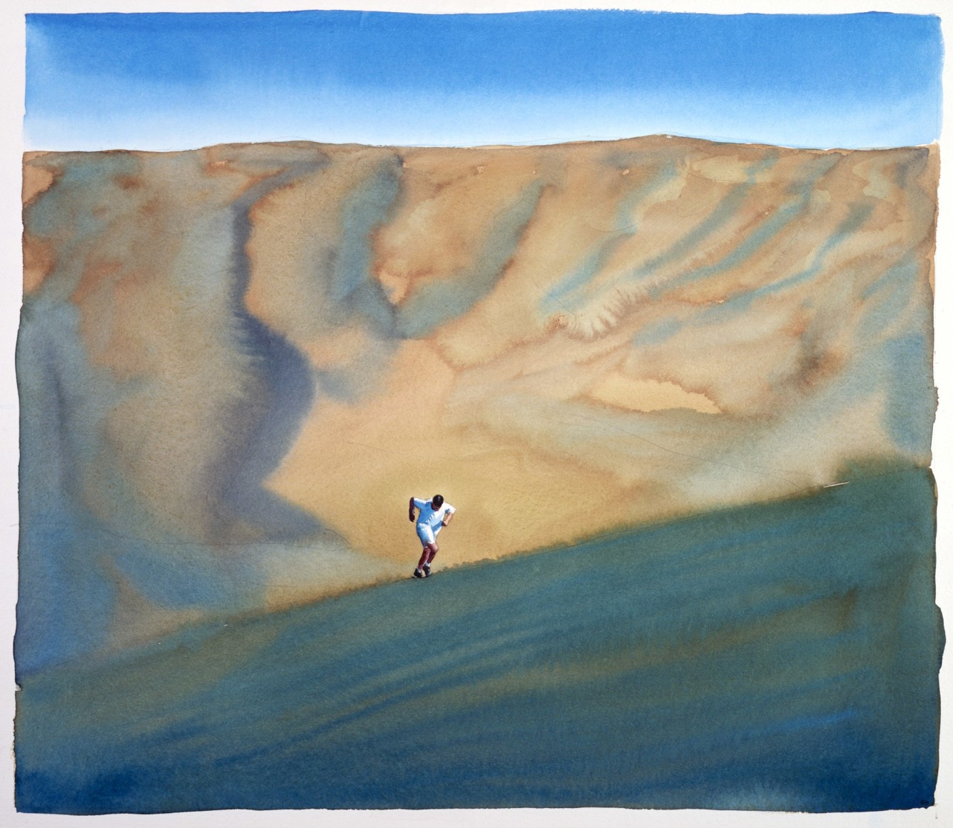 Tim Gardner, Untitled (Bhoadie running on dunes: Africa), 1999