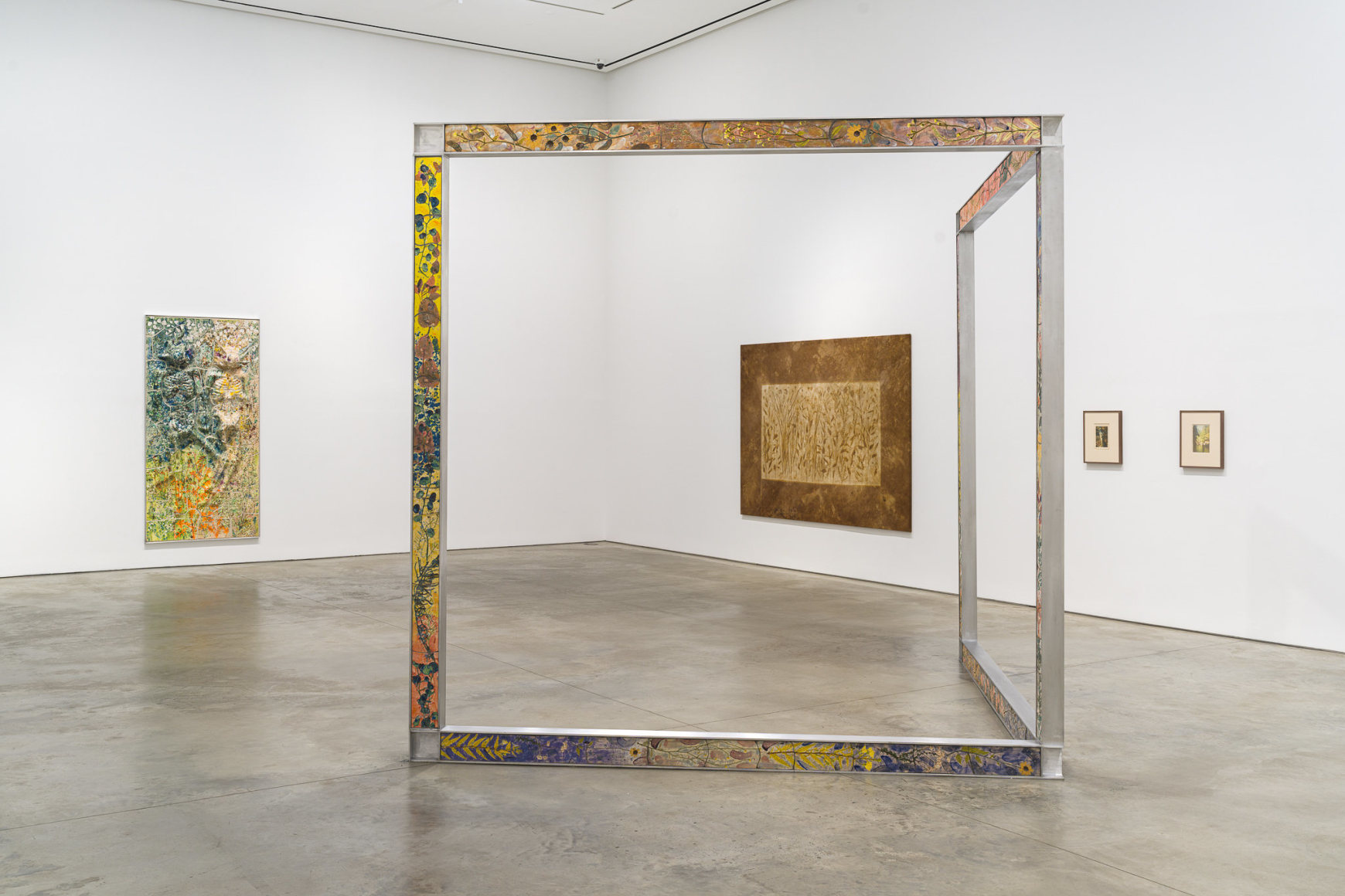 Exhibition view: Sam Falls, 303 Gallery, New York, 2023. Photo: Justin Craun
