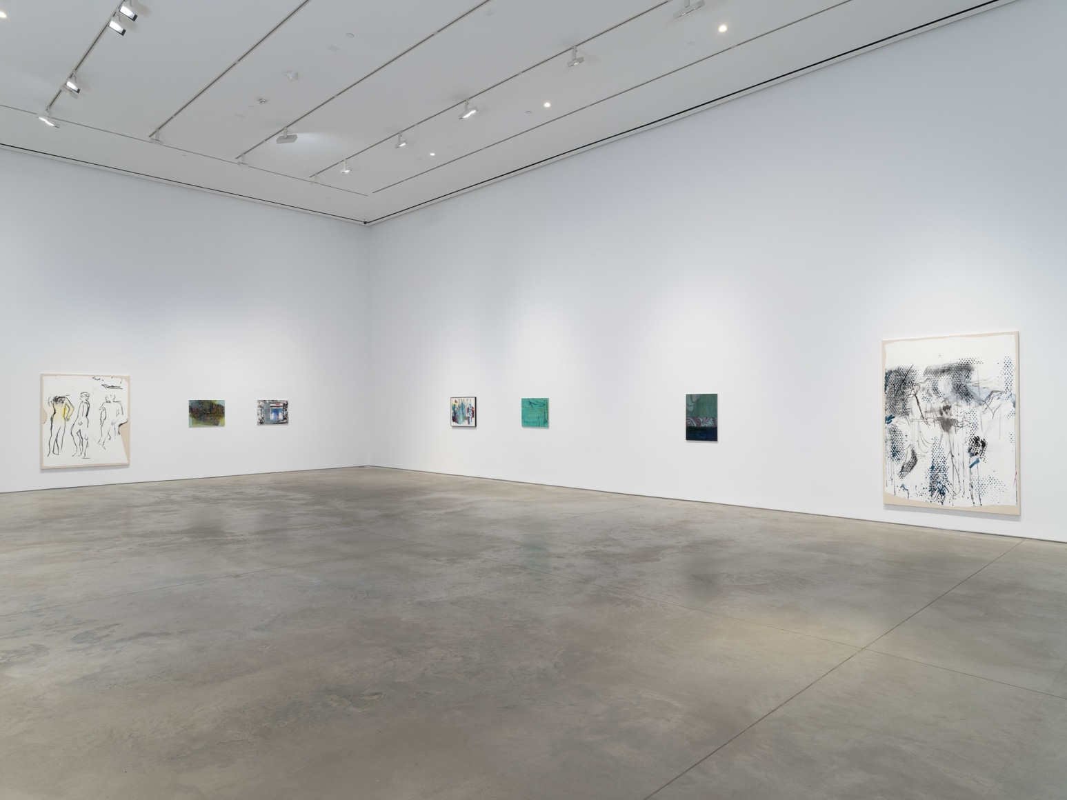 Installation view: Nick Mauss, 303 Gallery, New York, 2020. Photo: John Berens