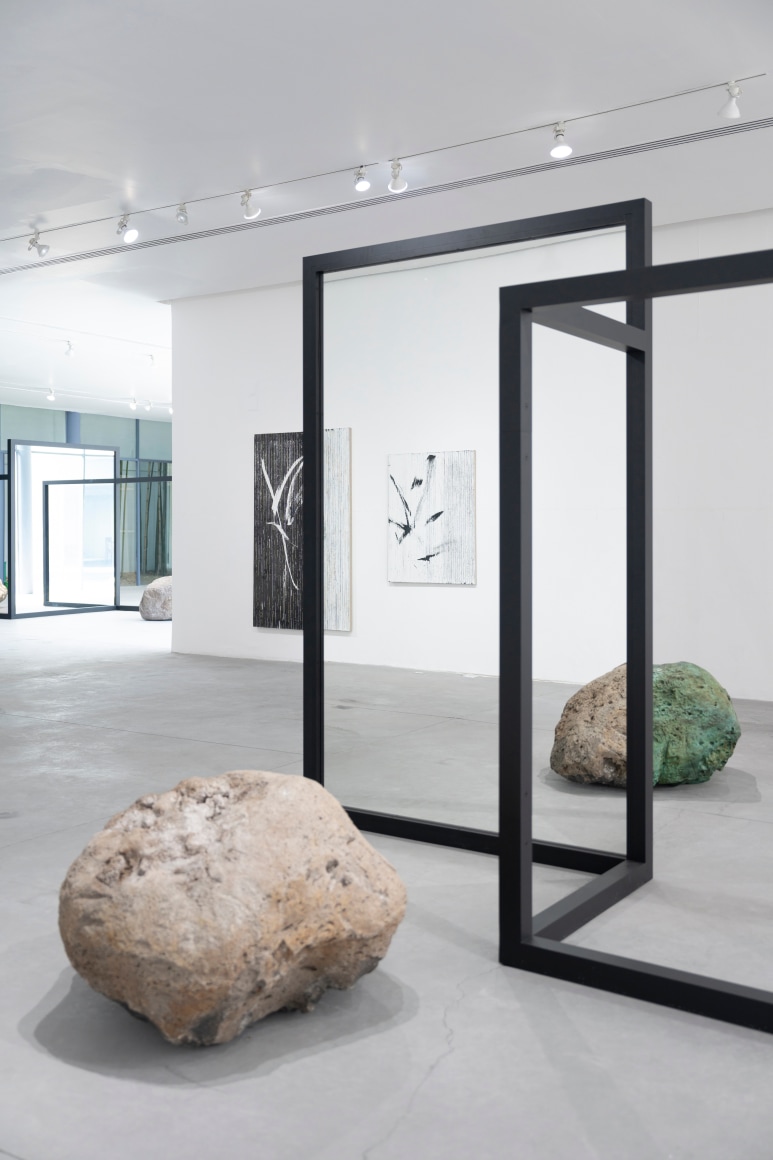 Exhibition view, "Beyond Behind / Atrás y más allá", October 29, 2023 – April 7, 2024, Curator: Viviana Kuri Haddad / Assistant Curator: Maya Renée Escárcega. Courtesy of Museo de Arte de Zapopan. Photo: Lazarillo.