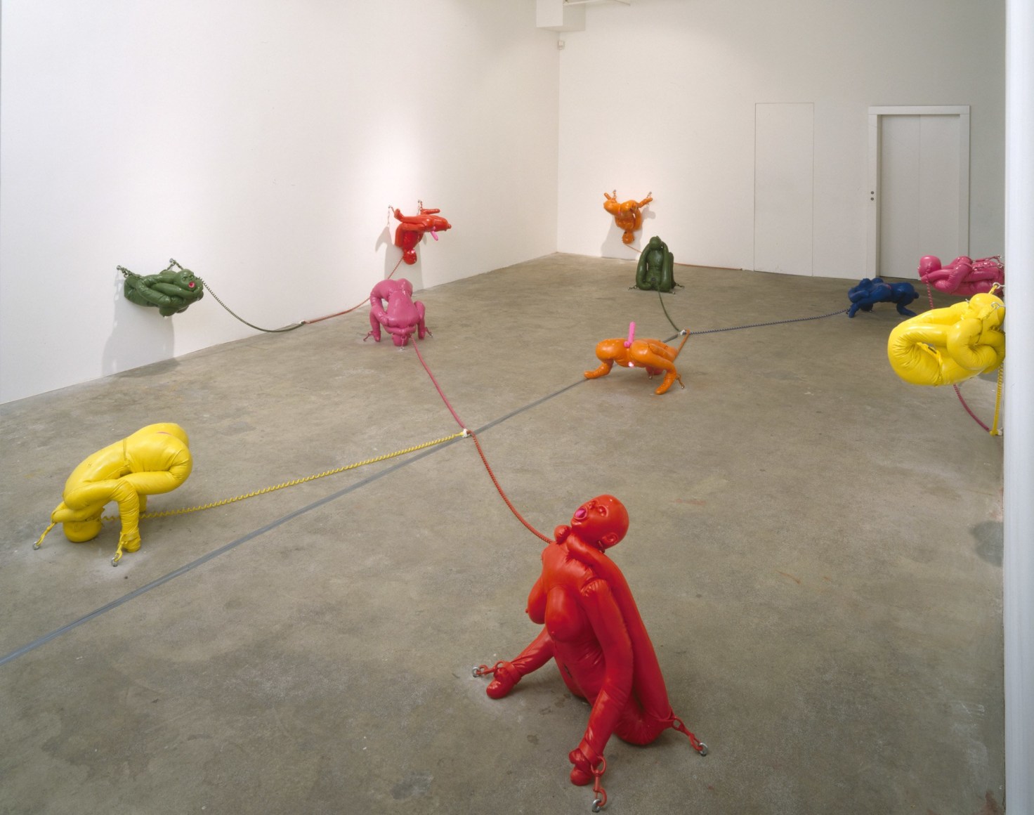 Installation view, Vito Acconci