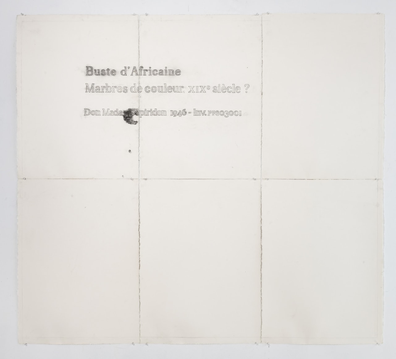 Esteban Jefferson, Buste d’Africaine