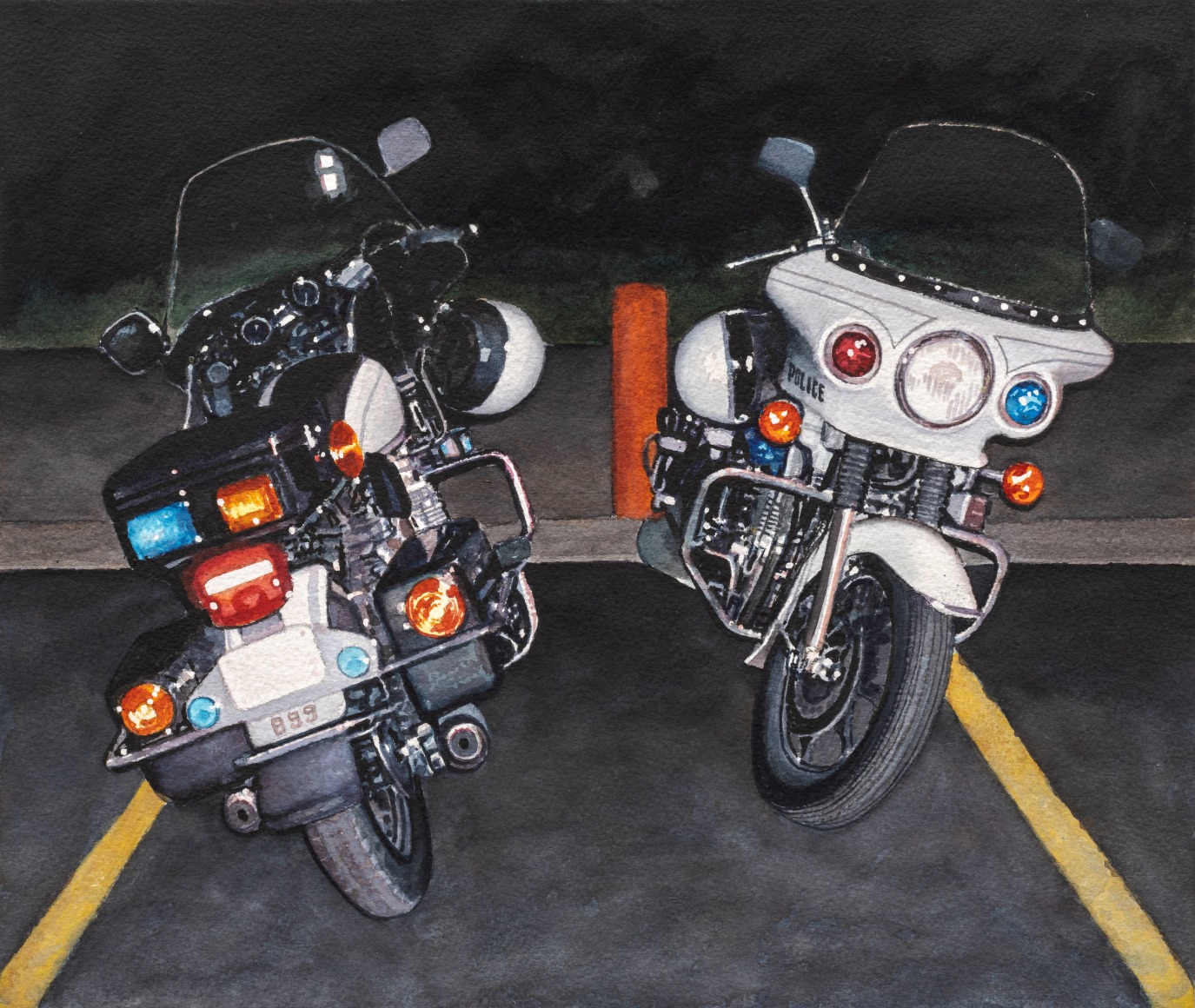 Tim Gardner, Untitled (police bikes)