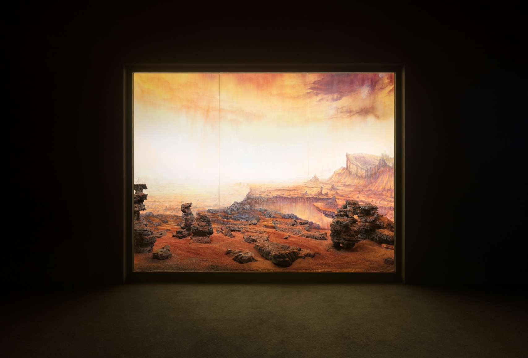 Installation view, Dominique Gonzalez-Foerster, May You Live In Interesting Times, La Biennale di Venezia 58th International Art Exhibition, 2019. Photo: Andrea Rossetti, © Dominique Gonzalez-Foerster, Courtesy 303 Gallery, New York; Corvi-Mora, London; Esther Schipper, Berlin. 