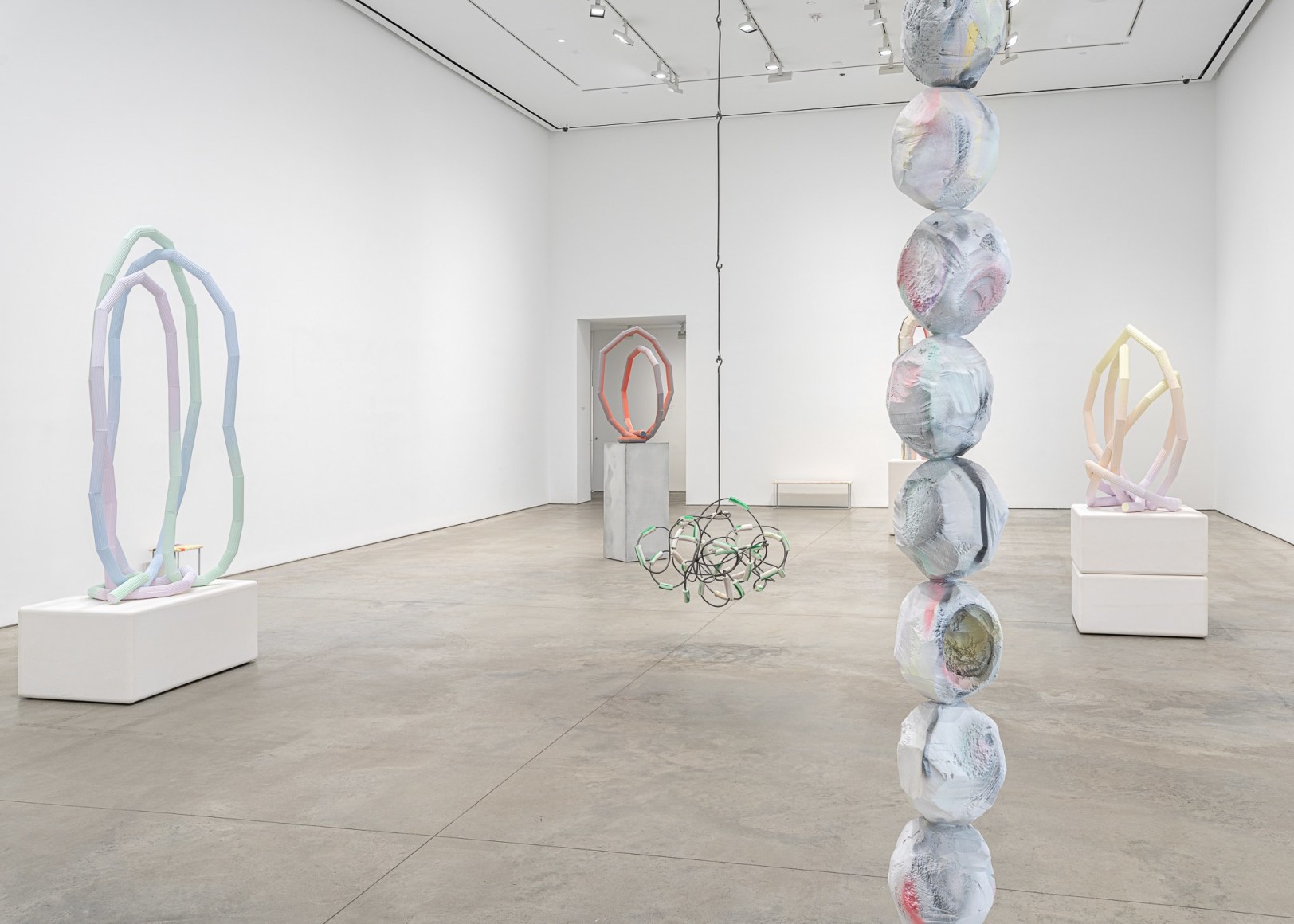 Installation view:&nbsp;Eva Rothschild, Arms Folded And Unfolded,&nbsp;303 Gallery, New York, 2023. Photo: Justin Craun