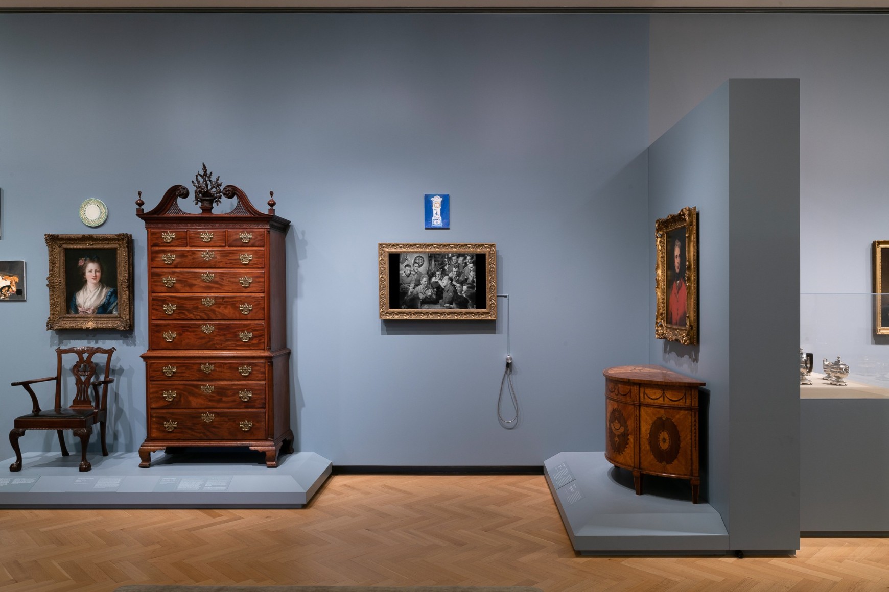 Installation view: Karen Kilimnik, Carnegie International, 57th Edition, 2018, &copy; Carnegie Museum of Art, Pittsburgh. Photo: Bryan Conley