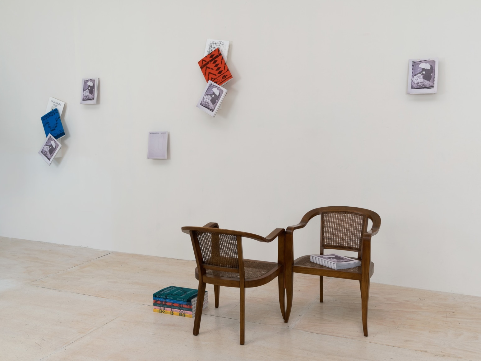 Nick Mauss, Installation view: Printed Matter's New York Art Book Fair, 303inPrint, Booth M01, 2017