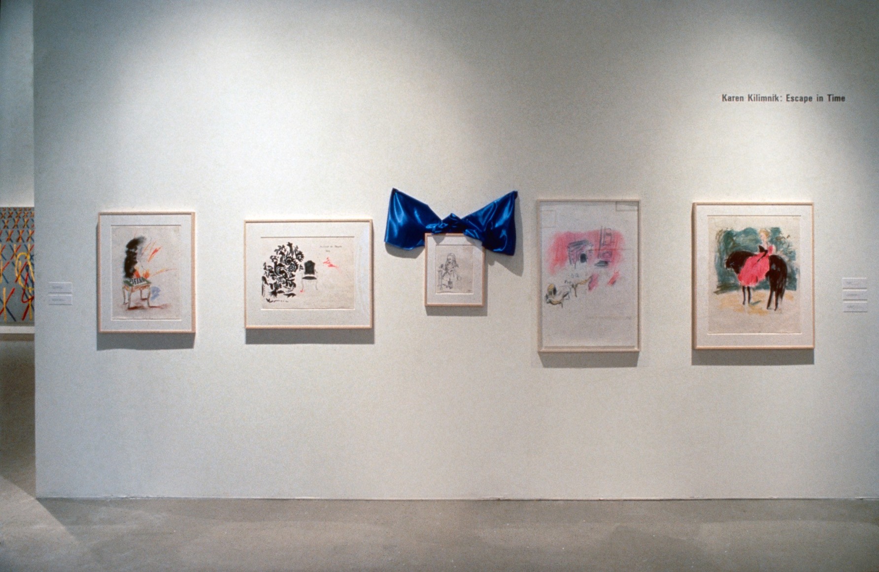 Karen Kilimnik, Installation view: ICA Philadelphia, 1992