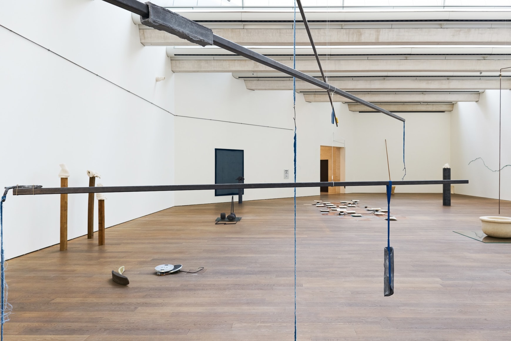 Installatation view: Katinka Bock - Smog / Tomorrow’s Sculpture, Mudam Luxembourg, 2018, Photo: Johannes Schwartz