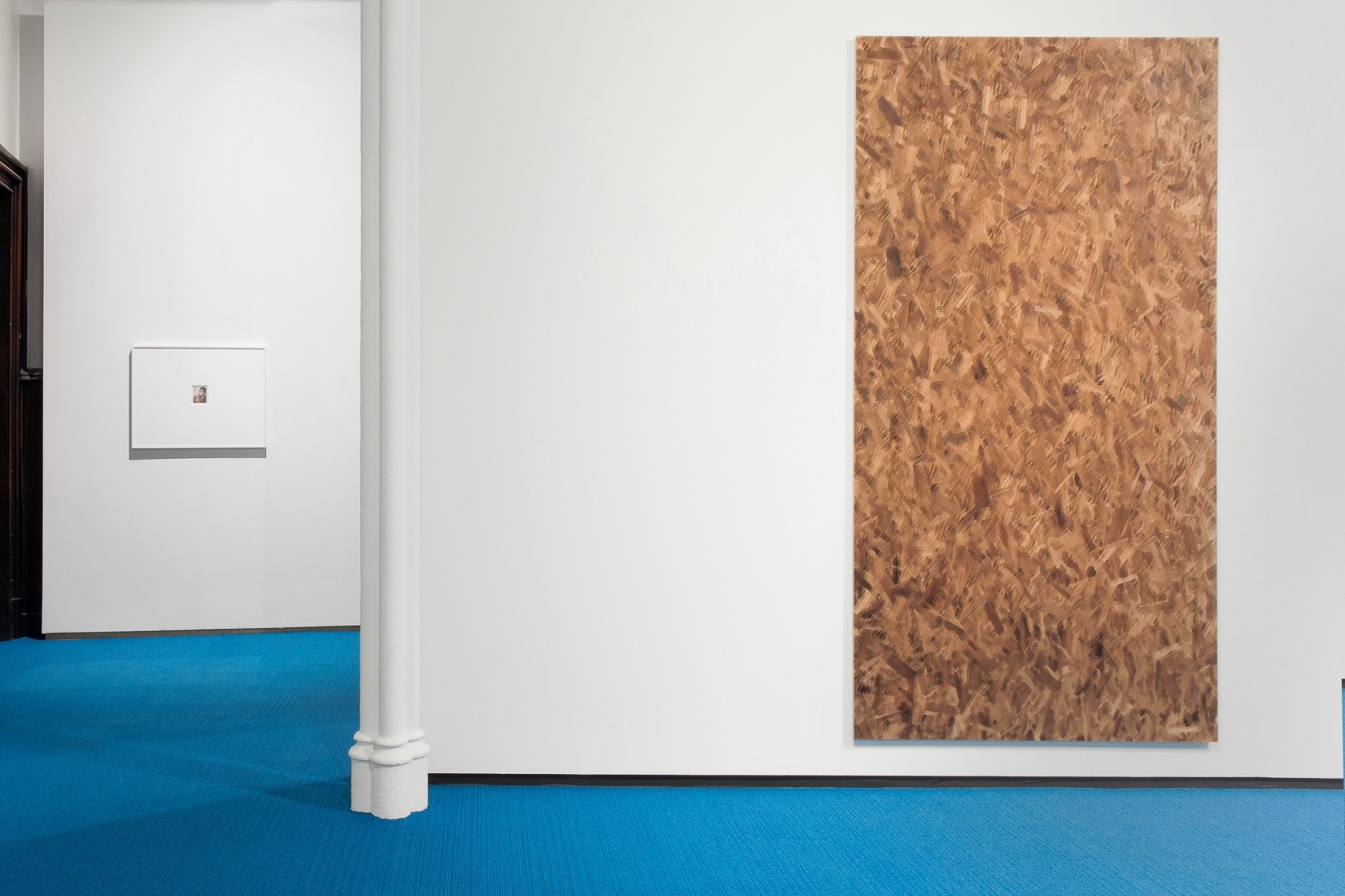 Jacob Kassay, Installation view: Footage, Hallwalls Contemporary Art Center, Buffalo, 2019