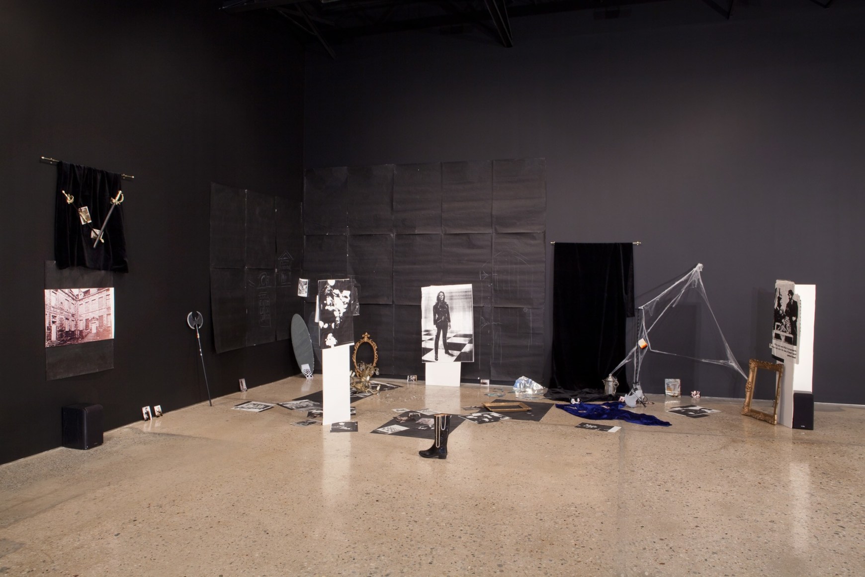 Karen Kilimnik, The Hellfire Club episode of the Avengers, 1989, Installation view: 303 Gallery, New York, 2011