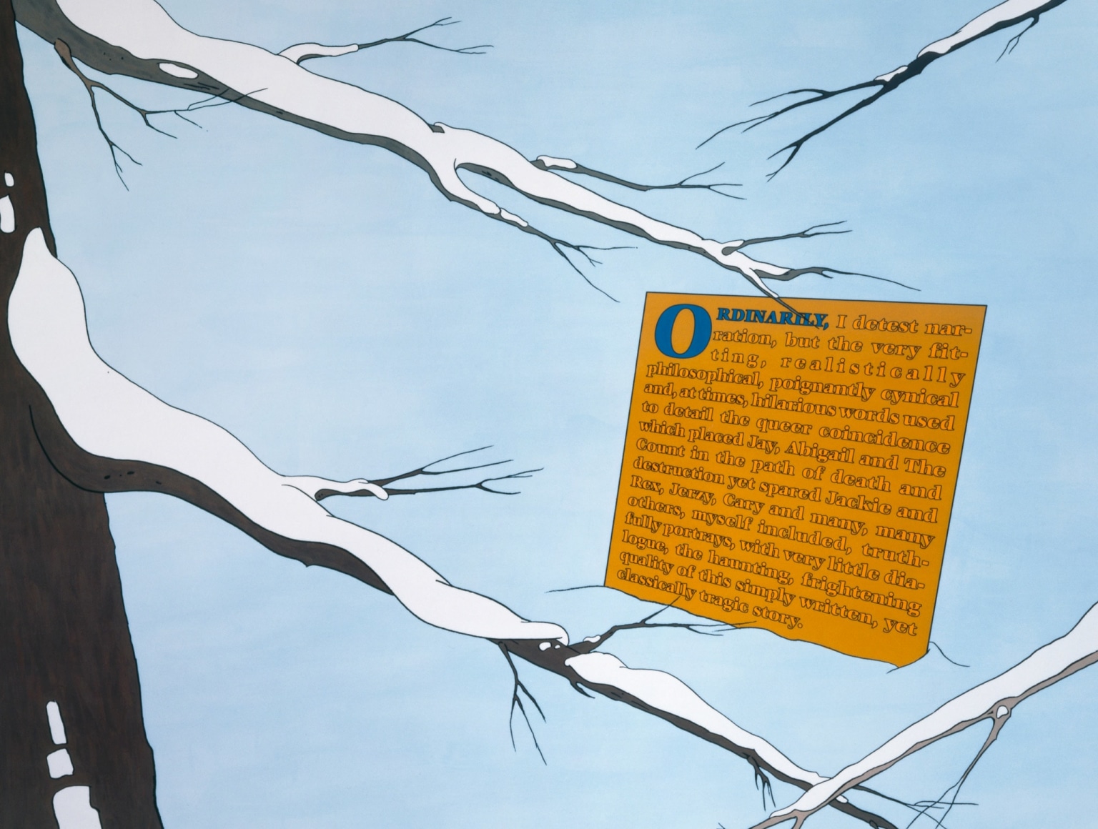 Larry Johnson, Untitled (Classically Tragic Story), 1991