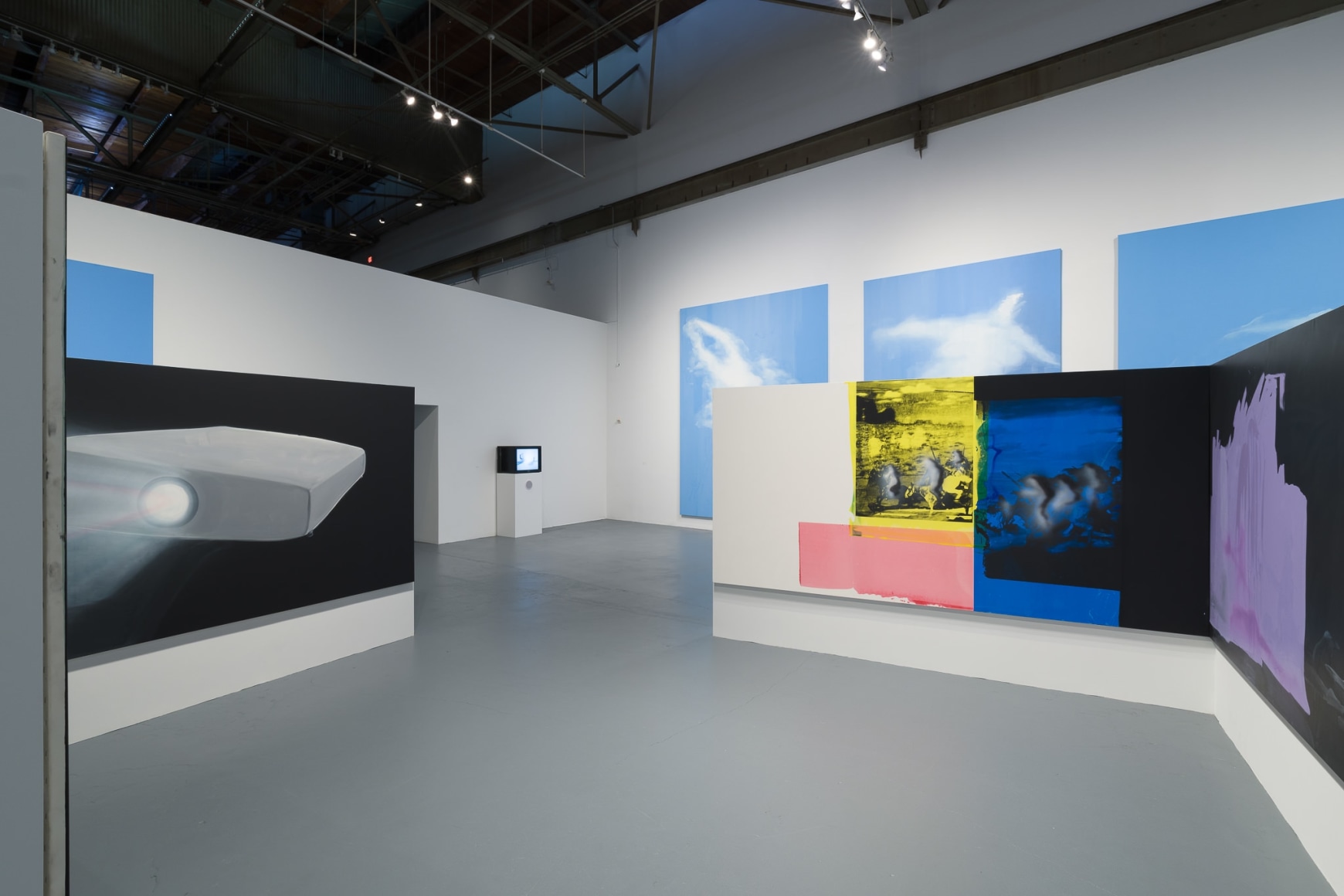 Installation view of Tala Madani: Biscuits, September 10, 2022 – February 19, 2023 at The Geffen Contemporary at MOCA. Courtesy of The Museum of Contemporary Art (MOCA). Photo by Jeff McLane.