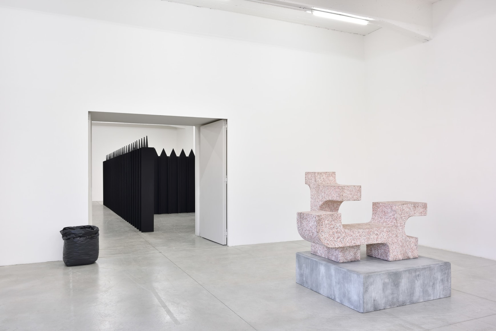 Valentin Carron Installation view: Zéro Virgule Nul, Le Consortium, Dijon, 2020