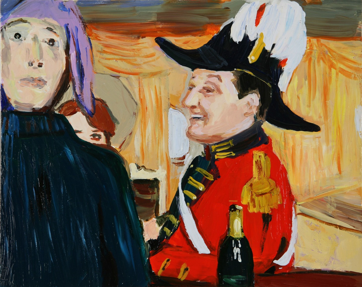 Karen Kilimnik, Janus. the cowgirl + the debonair general (Steed), 2006