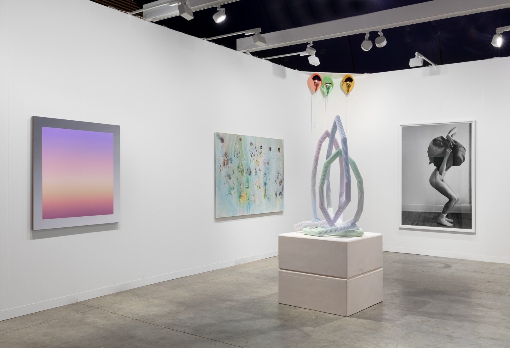 Installation view: Paris+ Par Art Basel, 2022,&nbsp;Grand Palais &Eacute;ph&eacute;m&egrave;re,&nbsp;303 Gallery, Booth A14. Photo:&nbsp;Sebastiano Pellion di Persano