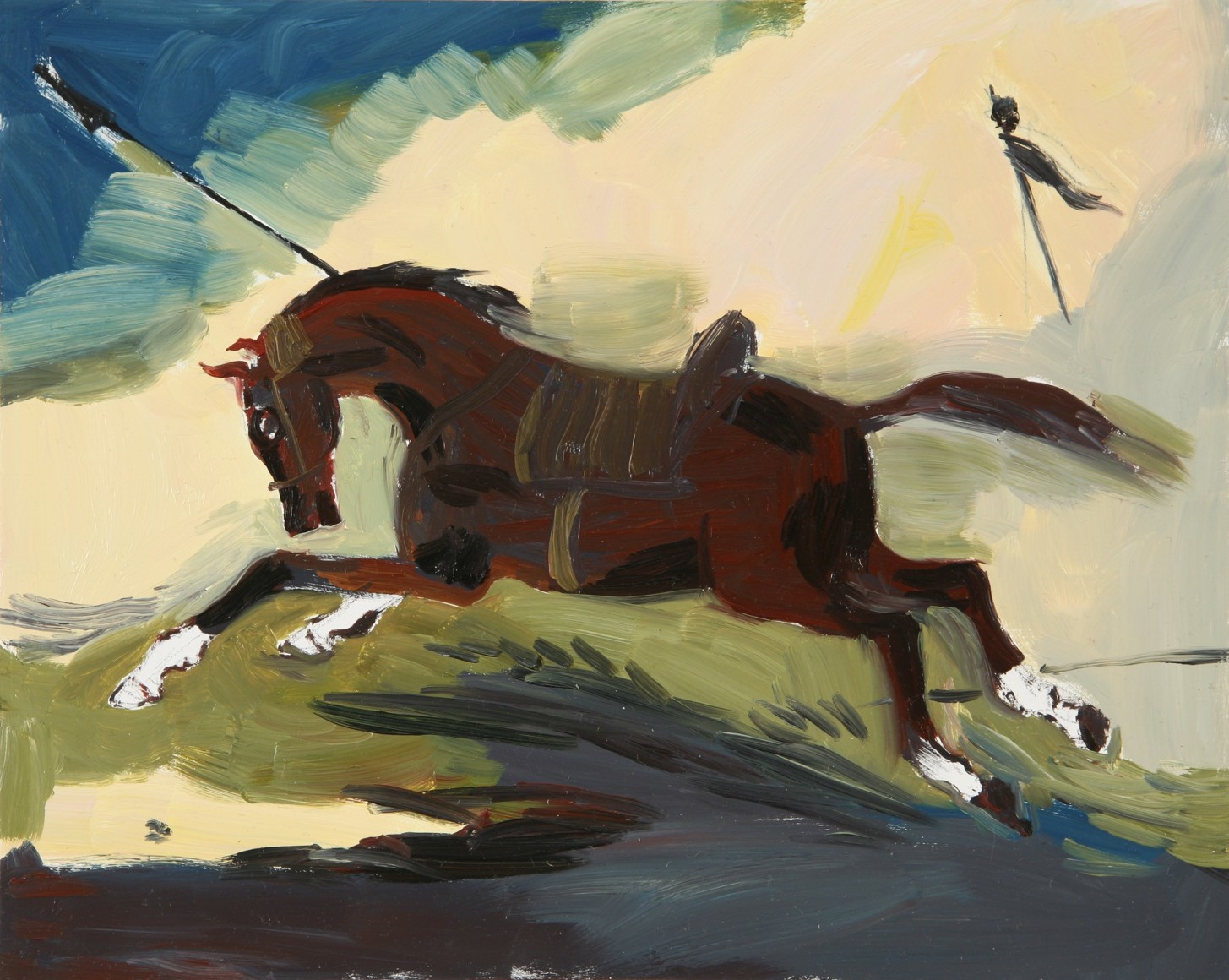 Karen Kilimnik, the arabian Light Dragoon, royal guard in the Arabian desert, 2005