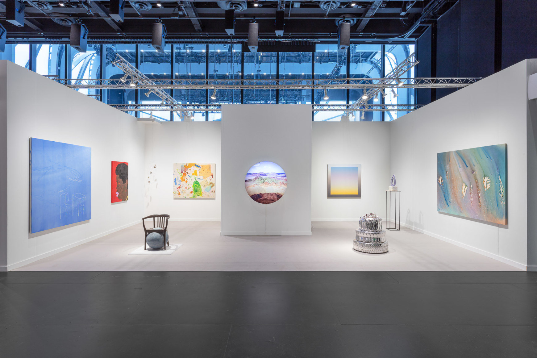 Installation view, Frieze New York, 2023. 303 Gallery,&nbsp;Booth D4, Photo: Sebastiano Pellion di Persano