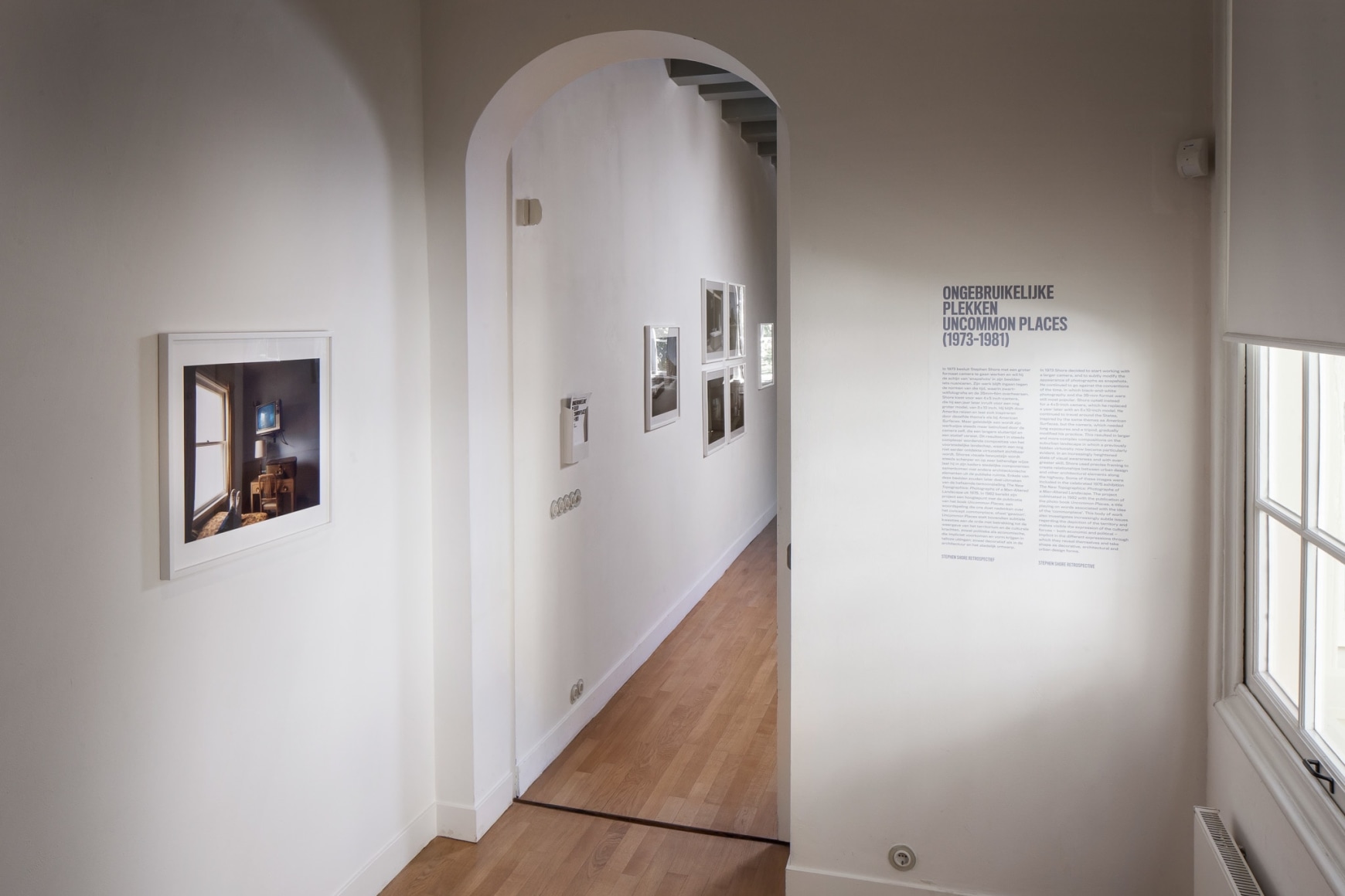Installation view: Stephen Shore: Retrospective, Huis Marseille, 2016