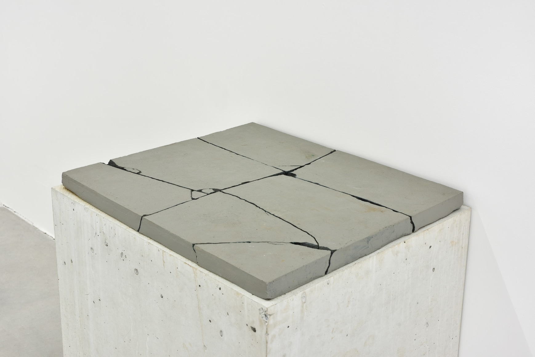 Valentin Carron Installation view: Zéro Virgule Nul, Le Consortium, Dijon, 2020