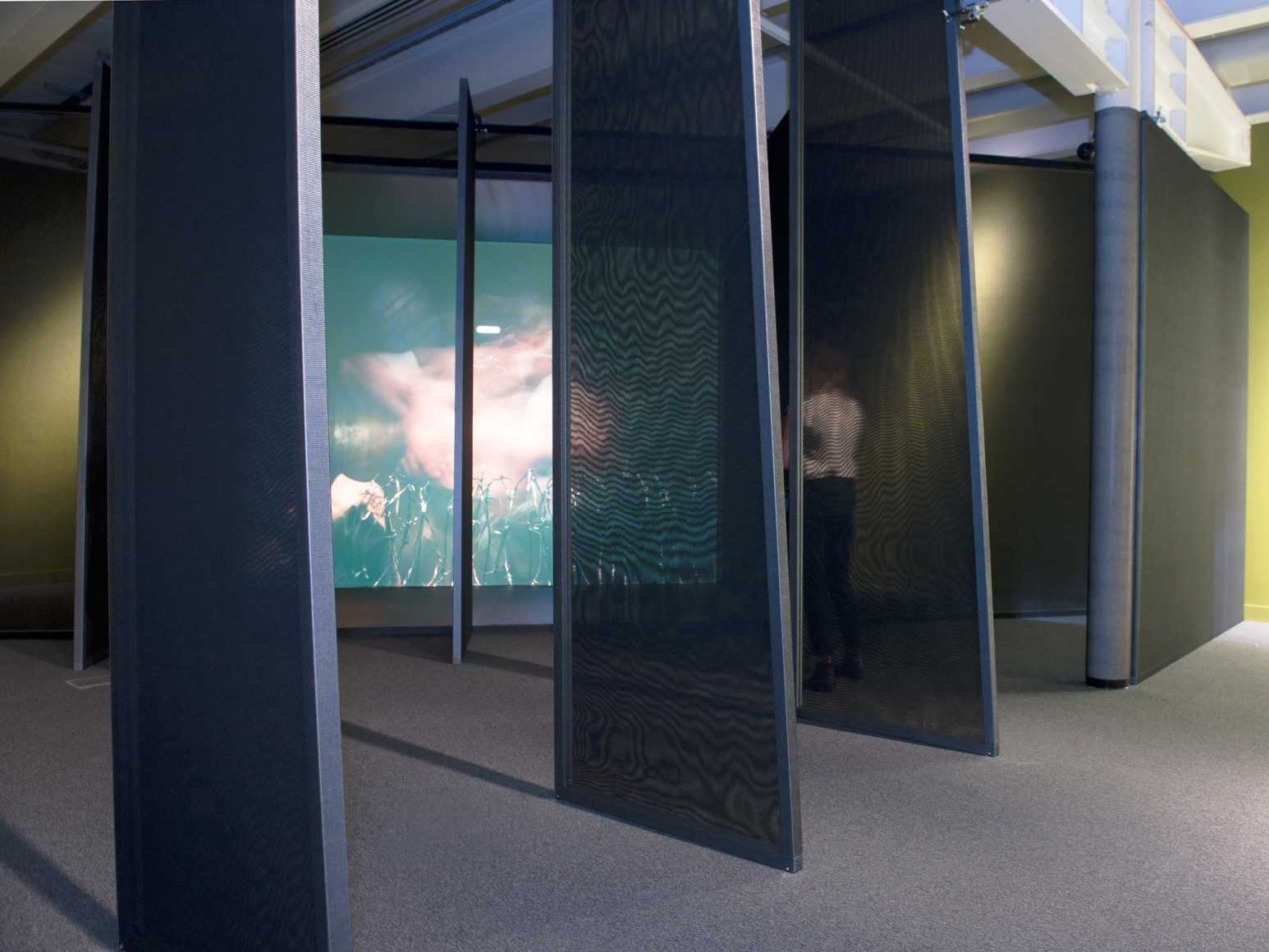 Jane and Louise Wilson, Installation view: Undead Sun, Imperial War Museum, London, 2014