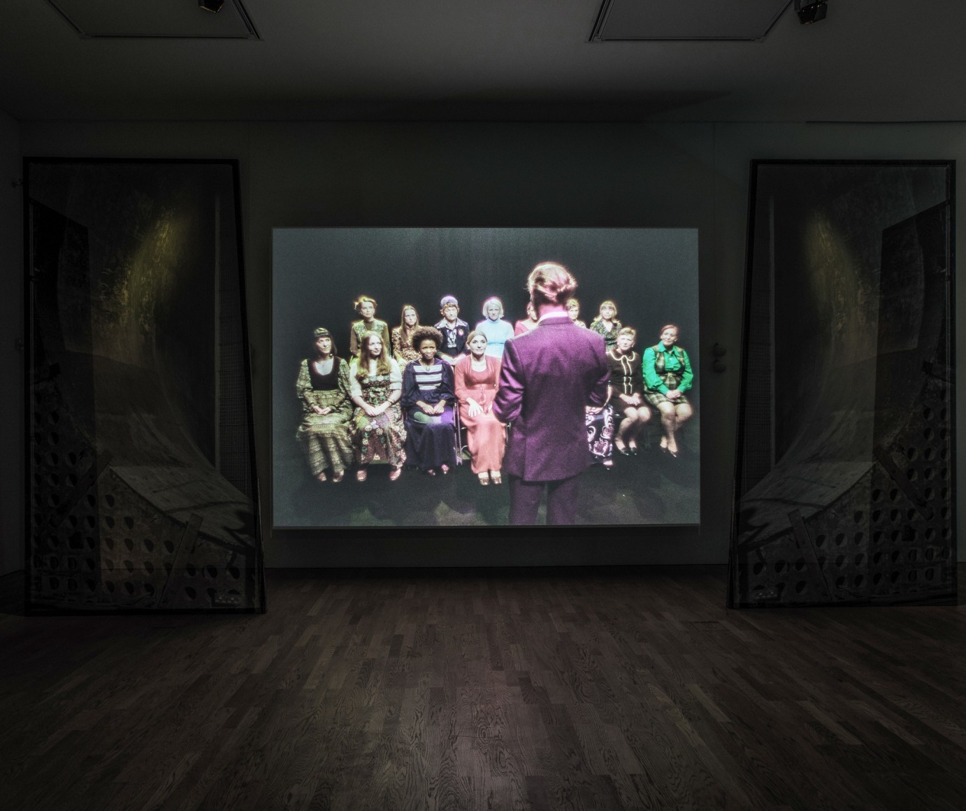 Jane and Louise Wilson, Installation view: Undead Sun: We Put the World Before You, Middlesbrough Institute of Modern Art, 2016
