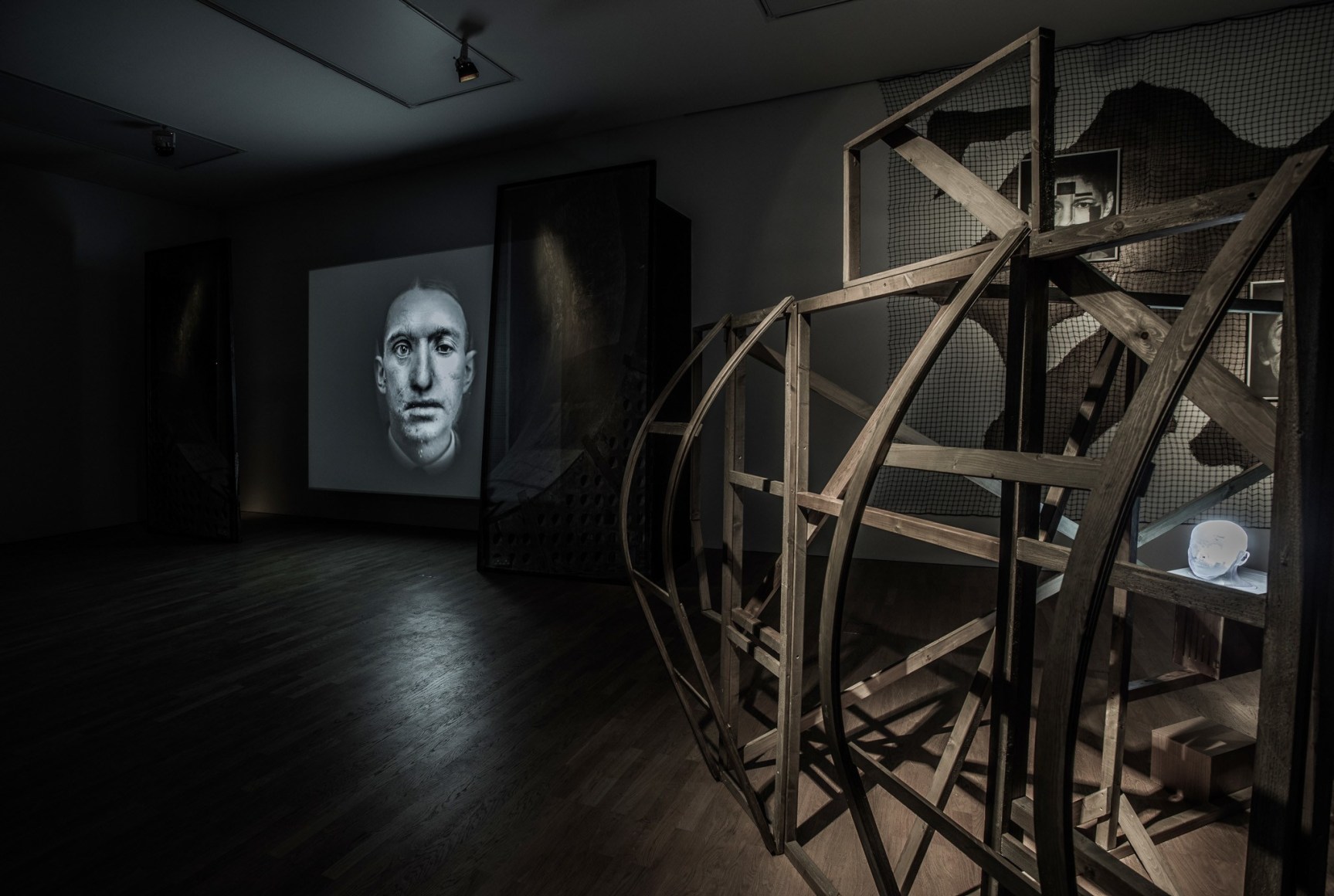 Jane and Louise Wilson, Installation view: Undead Sun: We Put the World Before You, Middlesbrough Institute of Modern Art, 2016