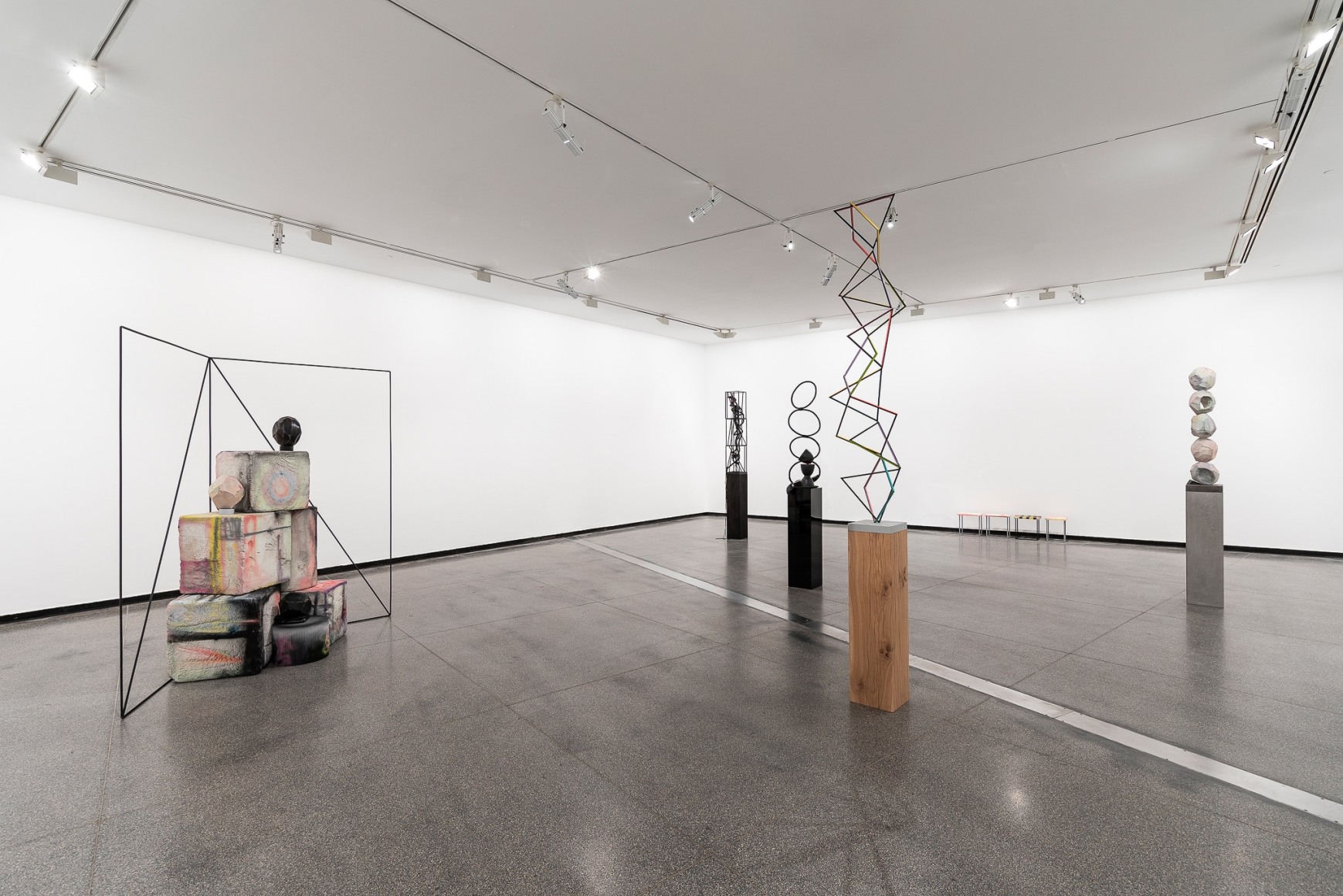 Eva Rothschild, Installation view: Kosmos, Australian Centre For Contemporary Art, Melbourne, 2018