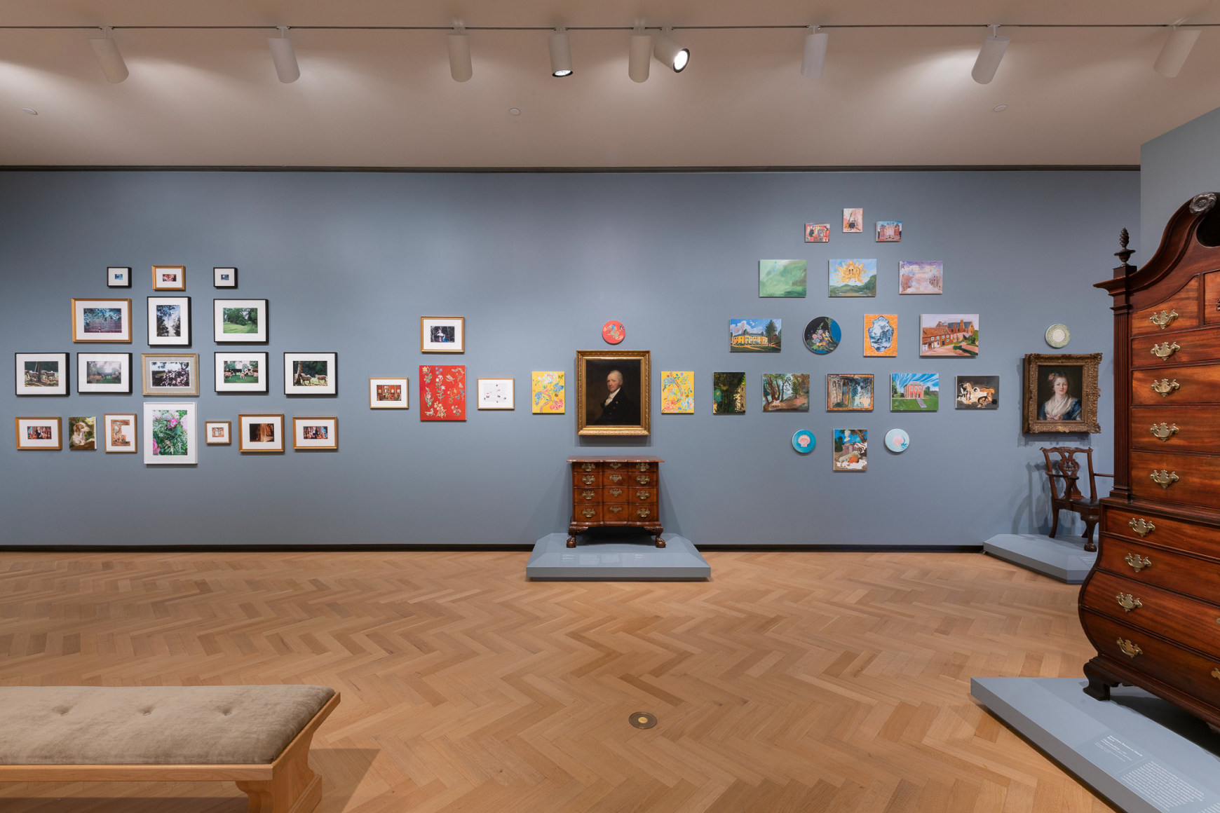 Installation view: Karen Kilimnik, Carnegie International, 57th Edition, 2018, &copy; Carnegie Museum of Art, Pittsburgh. Photo: Bryan Conley
