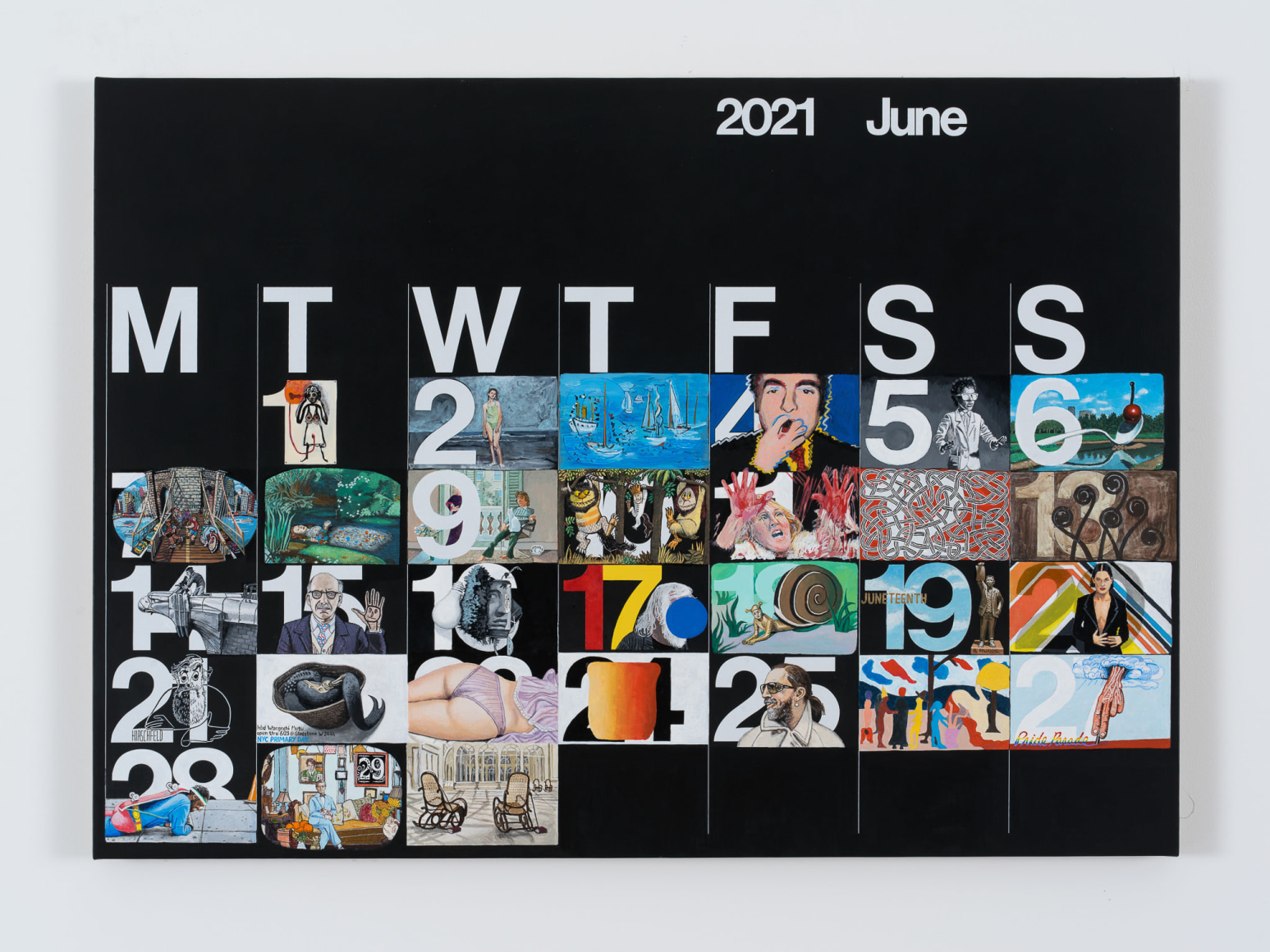 Rob Pruitt, Studio Calendar (June 2021)