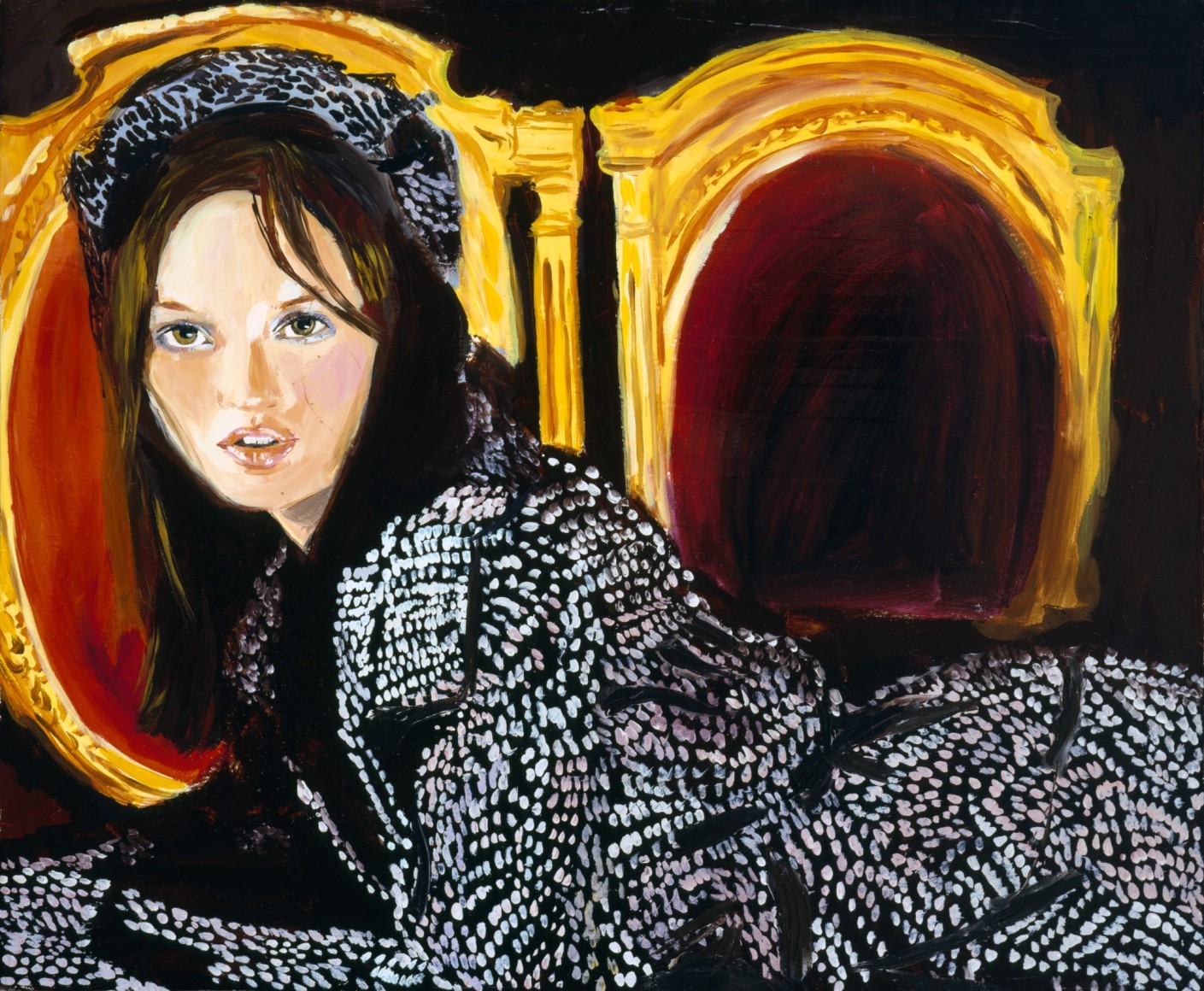 Karen Kilimnik, Me in Russia, 1916, Outside the Village, 1999
