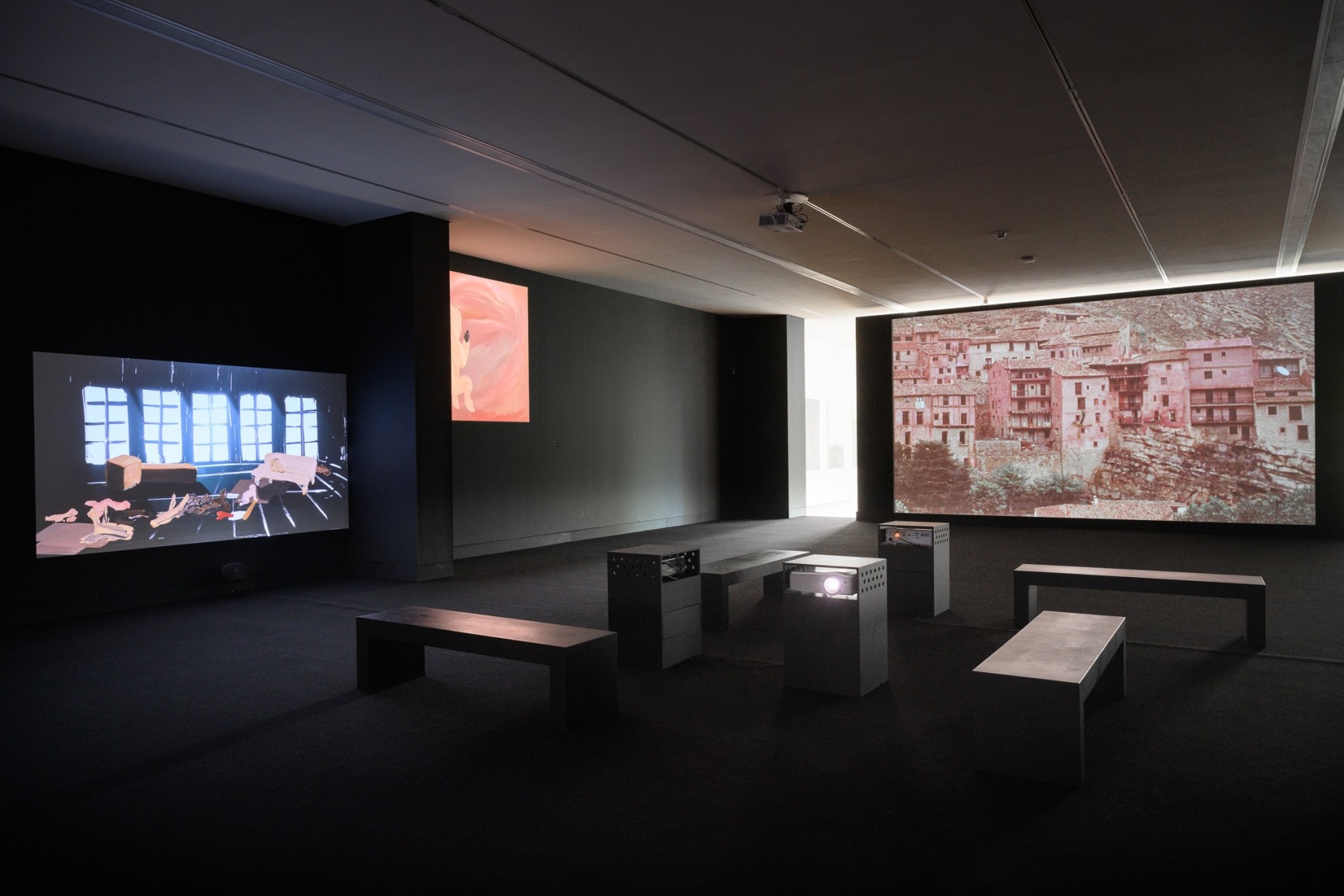 Installation view: Tala Madani, Death Fan, KM21, The Hague, Netherlands, photographer: Peter Cox