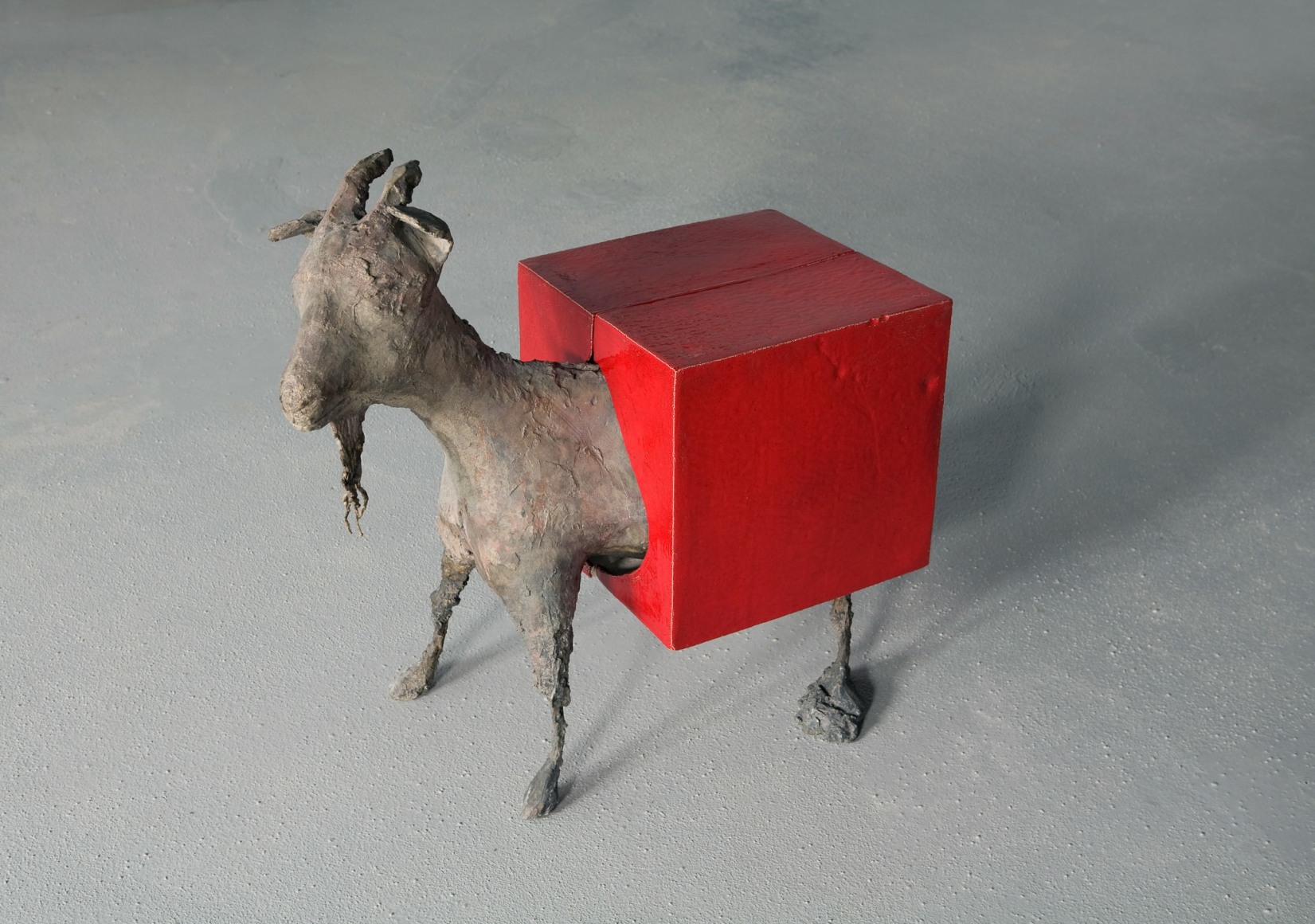Anne Chu, Goat with Cubes No. 2, 2008