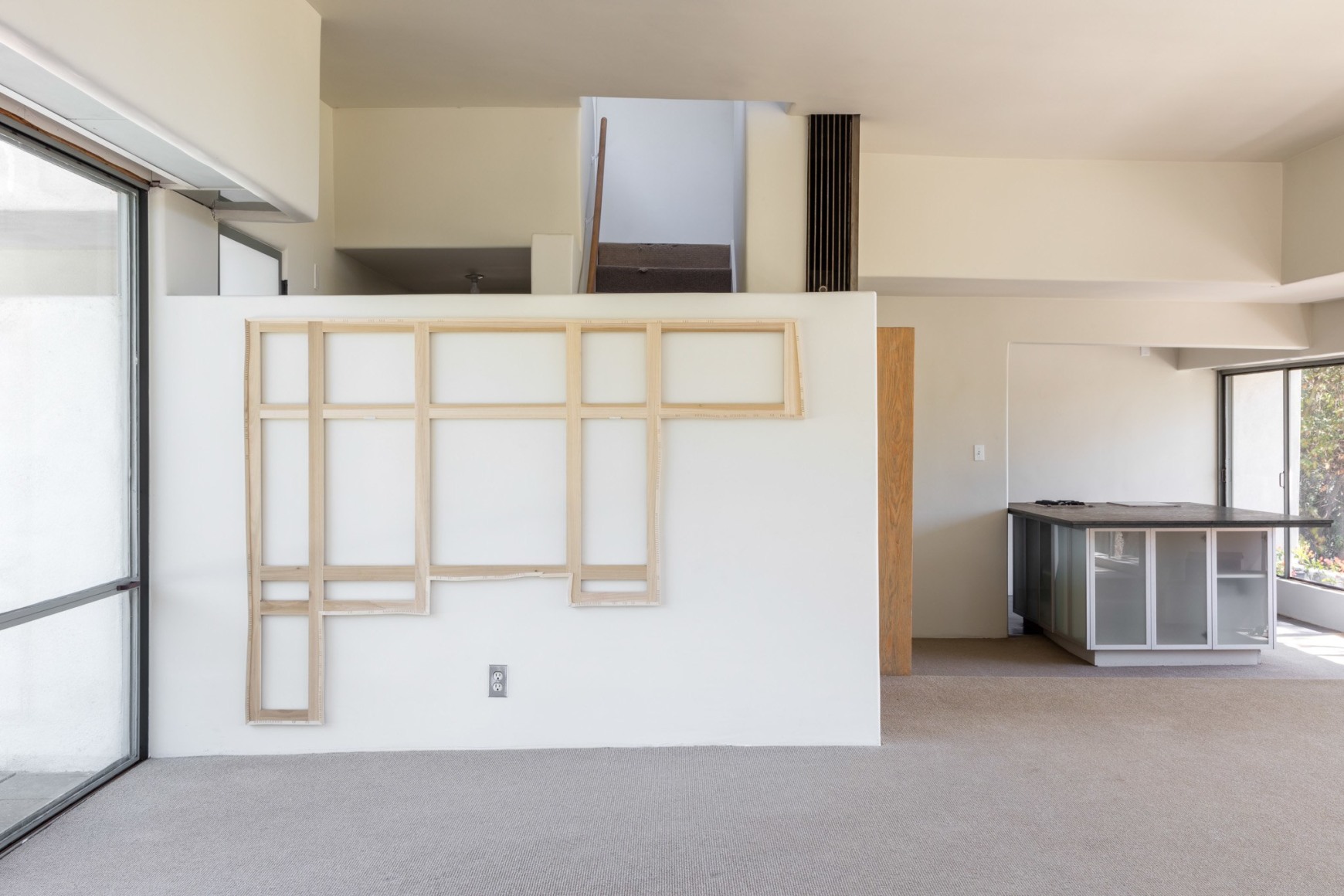 Jacob Kassay, Untitled, 2012-2015, Installation view: Fitzpatrick-Leland House September, 2015