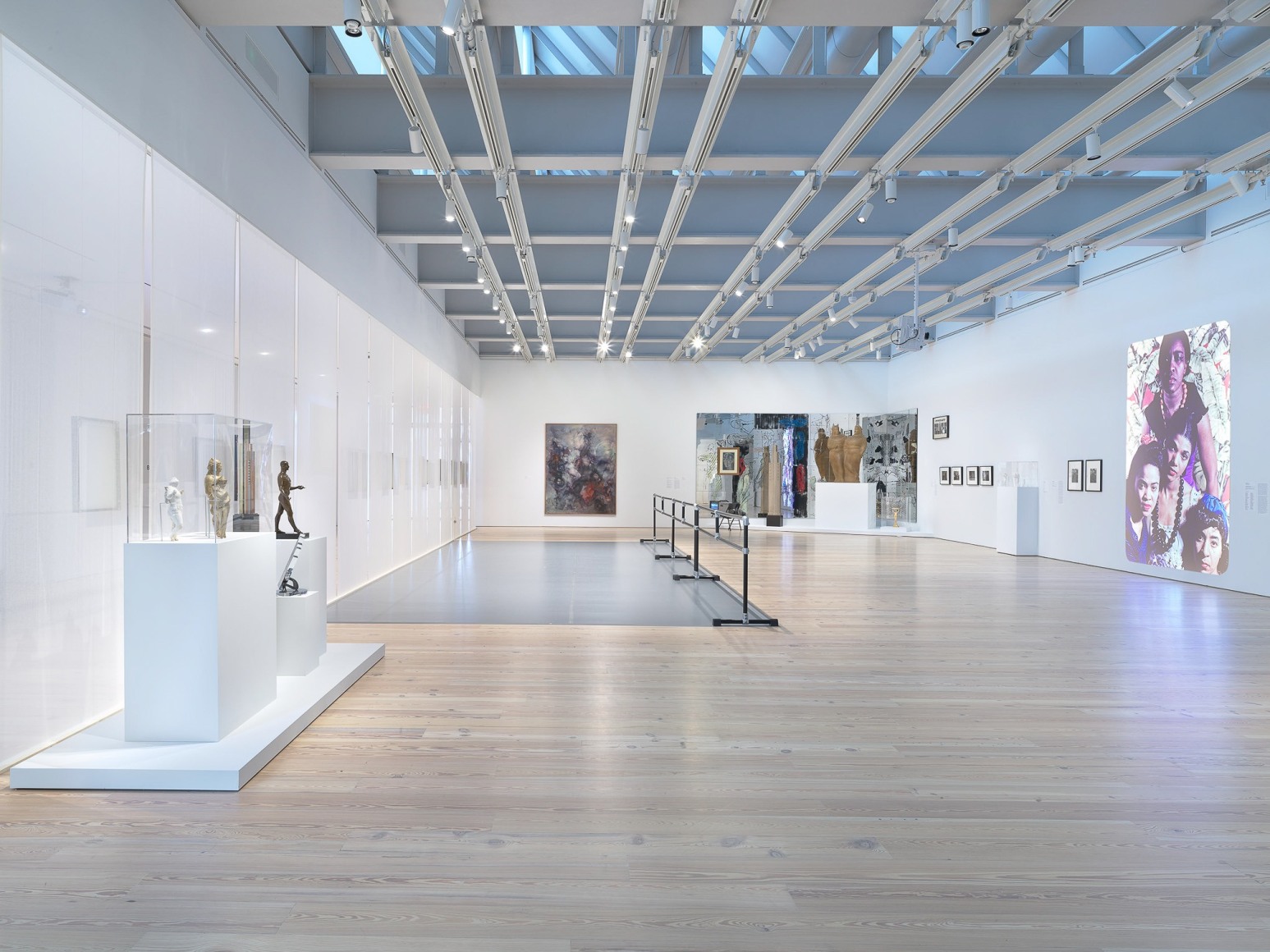 Installation view of Nick Mauss: Transmissions, Whitney Museum of American Art, New York, 3/16 - 5/14/2018