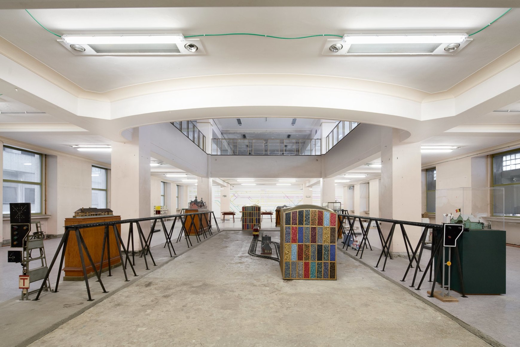 Marina Pinsky, Installation view: Circuit,&nbsp;Europalia Arts&nbsp;Festival,&nbsp;Brussels North Station, 2021