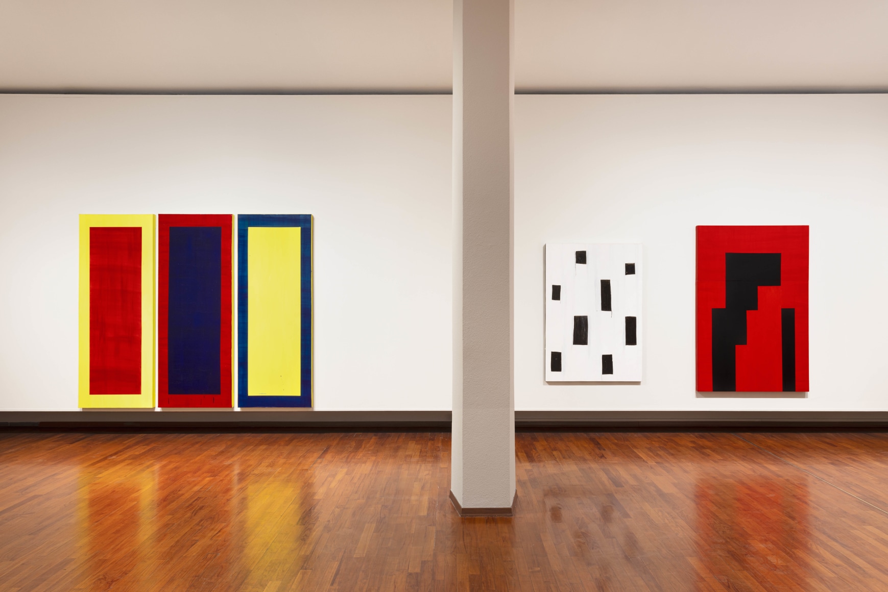 Installation view: "Mary Heilmann," GAM, Torino, 2024. Photo: Nicola Morittu