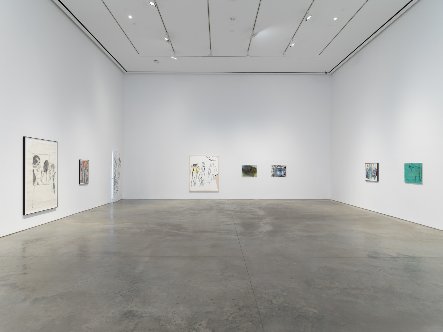 Installation view: Nick Mauss, 303 Gallery, New York, 2020. Photo: John Berens