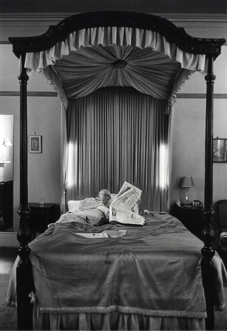 Larry Burrows C. P. Snow in bed, at his London home, 1961