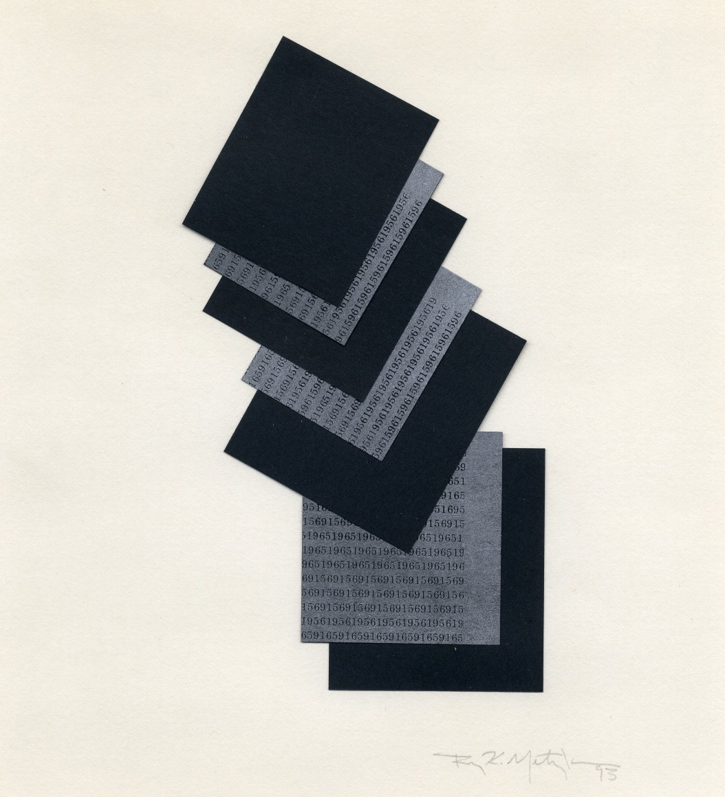 Unitiled Collage, 1993 Mounted paper