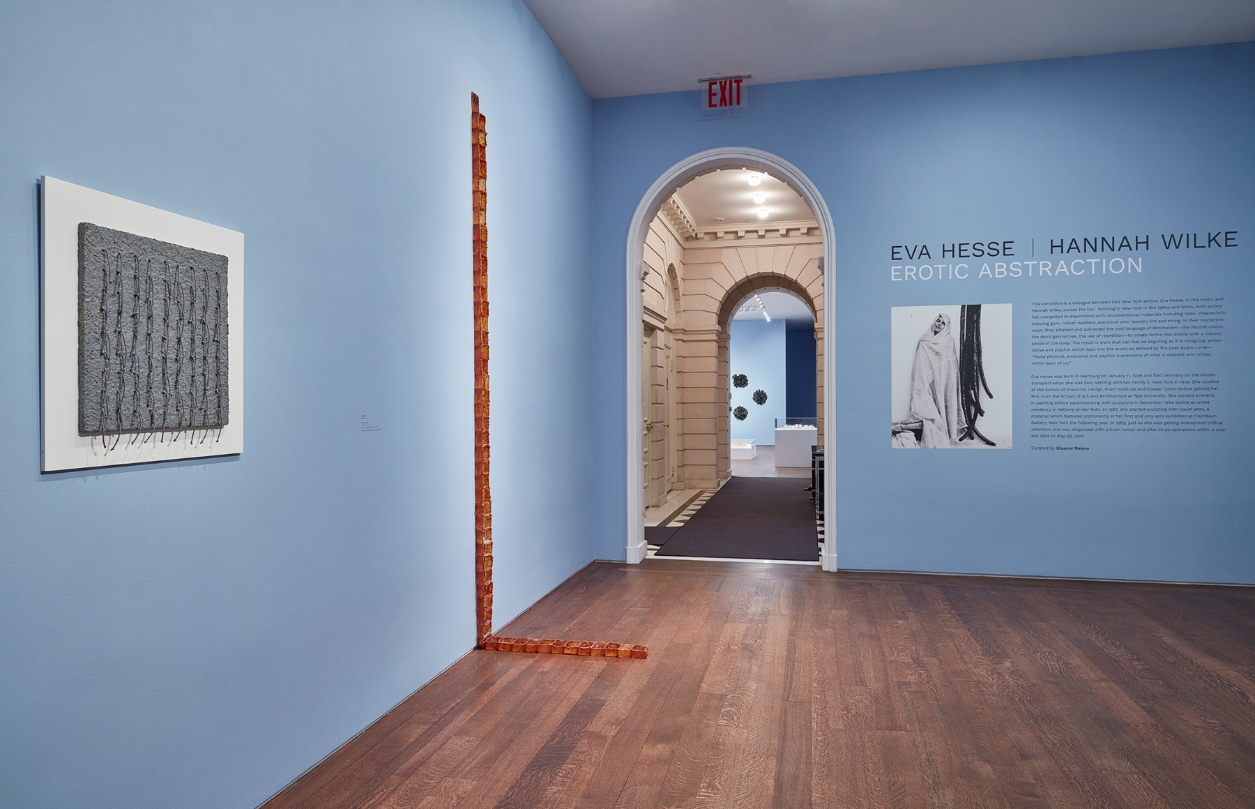 Installation view of Hesse / Wilke