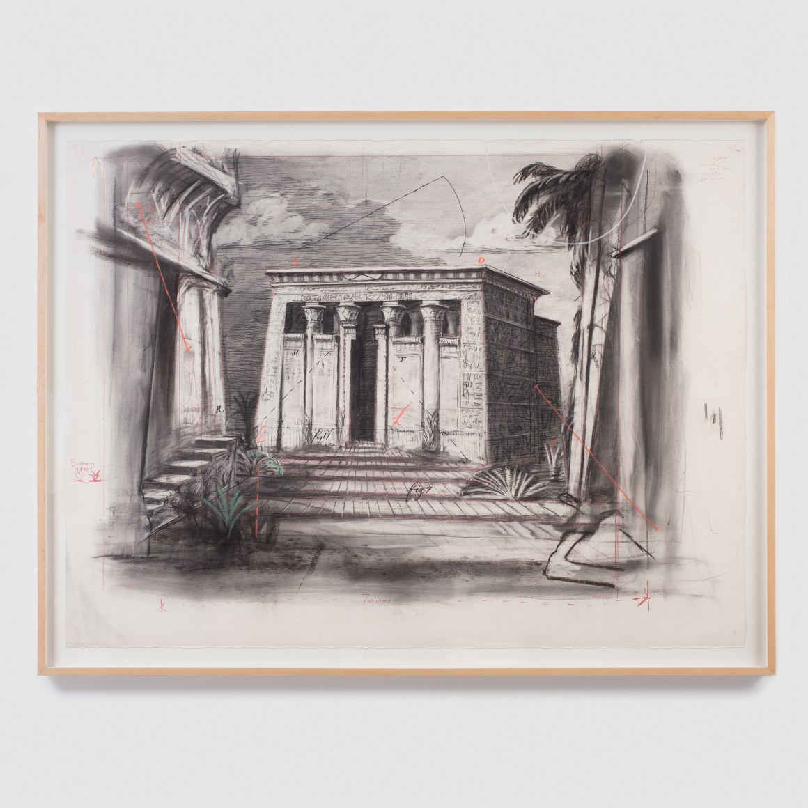 William Kentridge  Drawing from &quot;Preparing the Flute&quot; (Temple), 2005