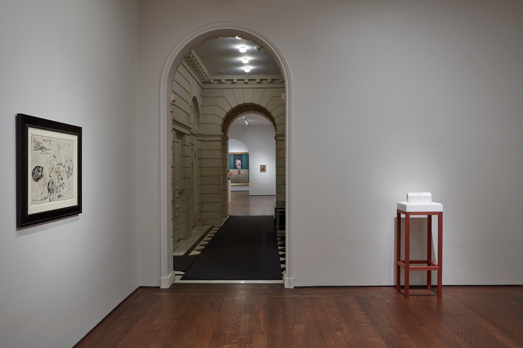 Installation view of Masterworks: From Bonnard to Barceló, on view at Acquavella Galleries in New York, Winter 2024.