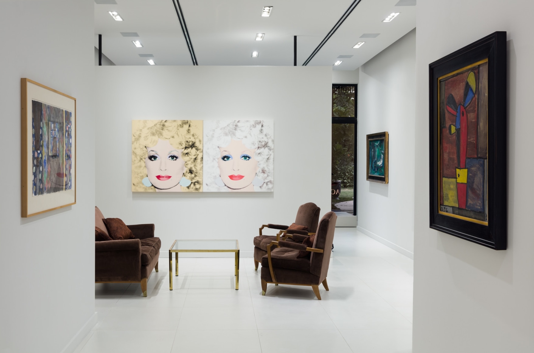 Install shot of Impressionist, Modern and Postwar Masters
