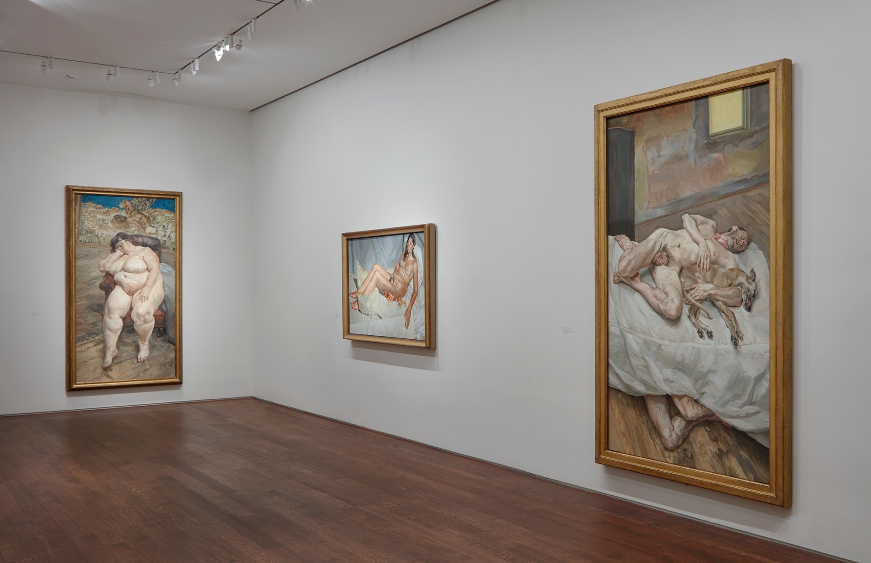 Installation view of Lucian Freud: Monumental at Acquavella Galleries from April 5 &ndash; May 24, 2019.