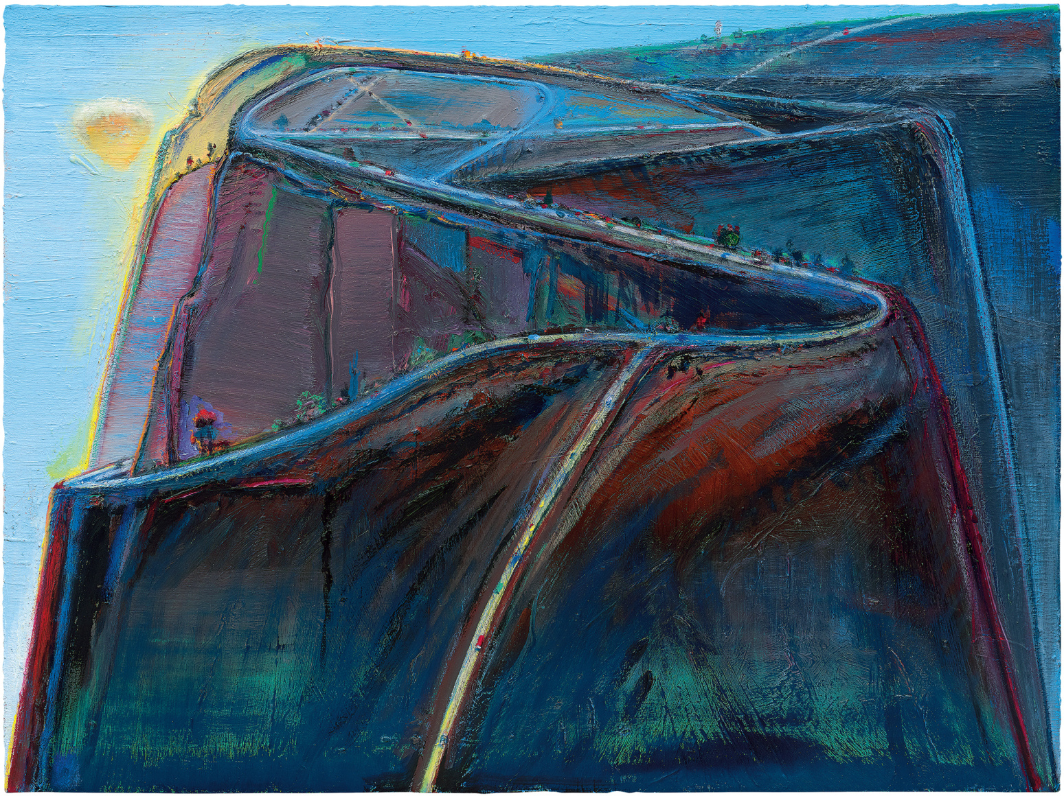 Wayne Thiebaud, &quot;Mountain Roads,&quot; 2010-13/2019