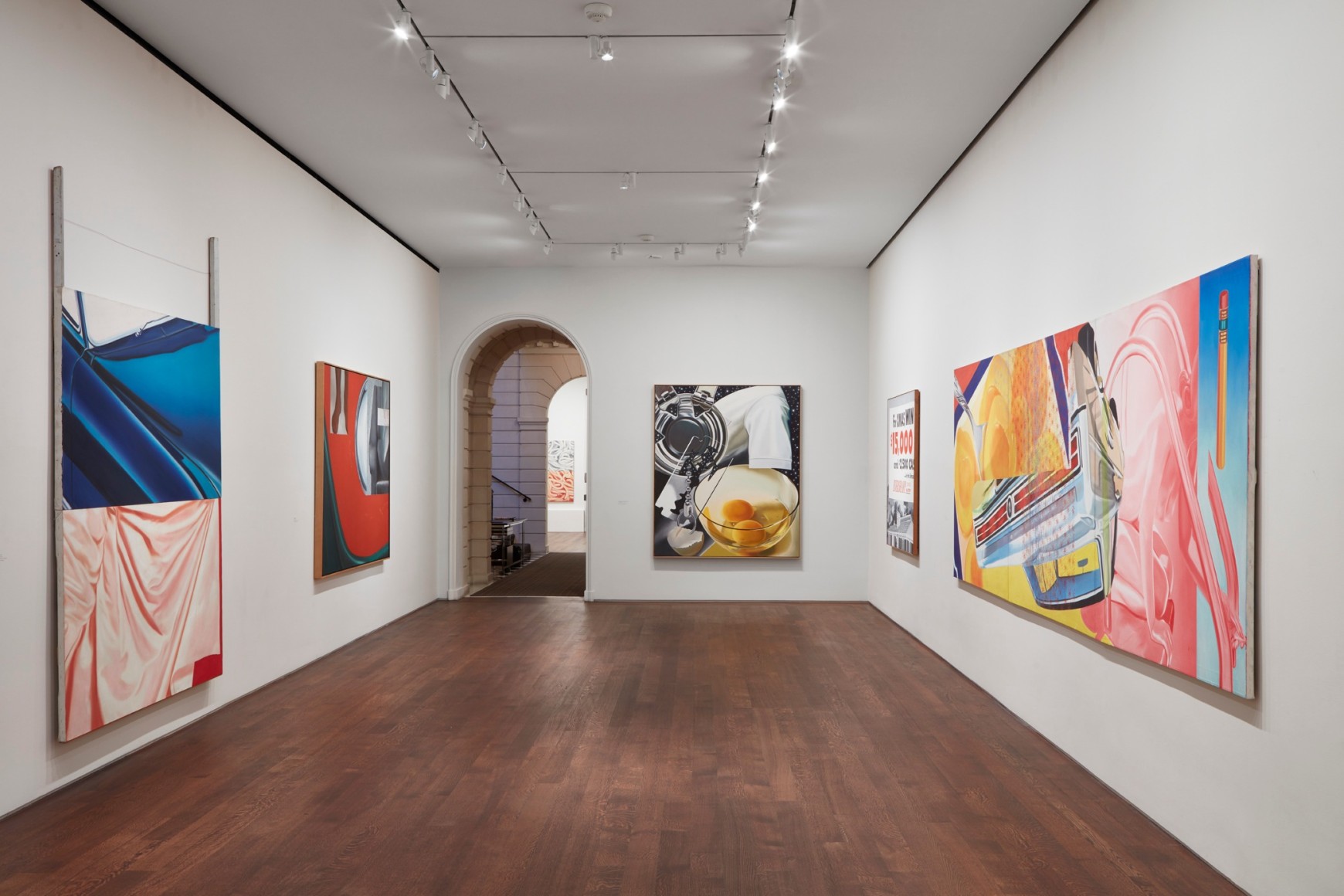 Installation view of James Rosenquist: His American Life at Acquavella Galleries from October 25 - December 7, 2018.